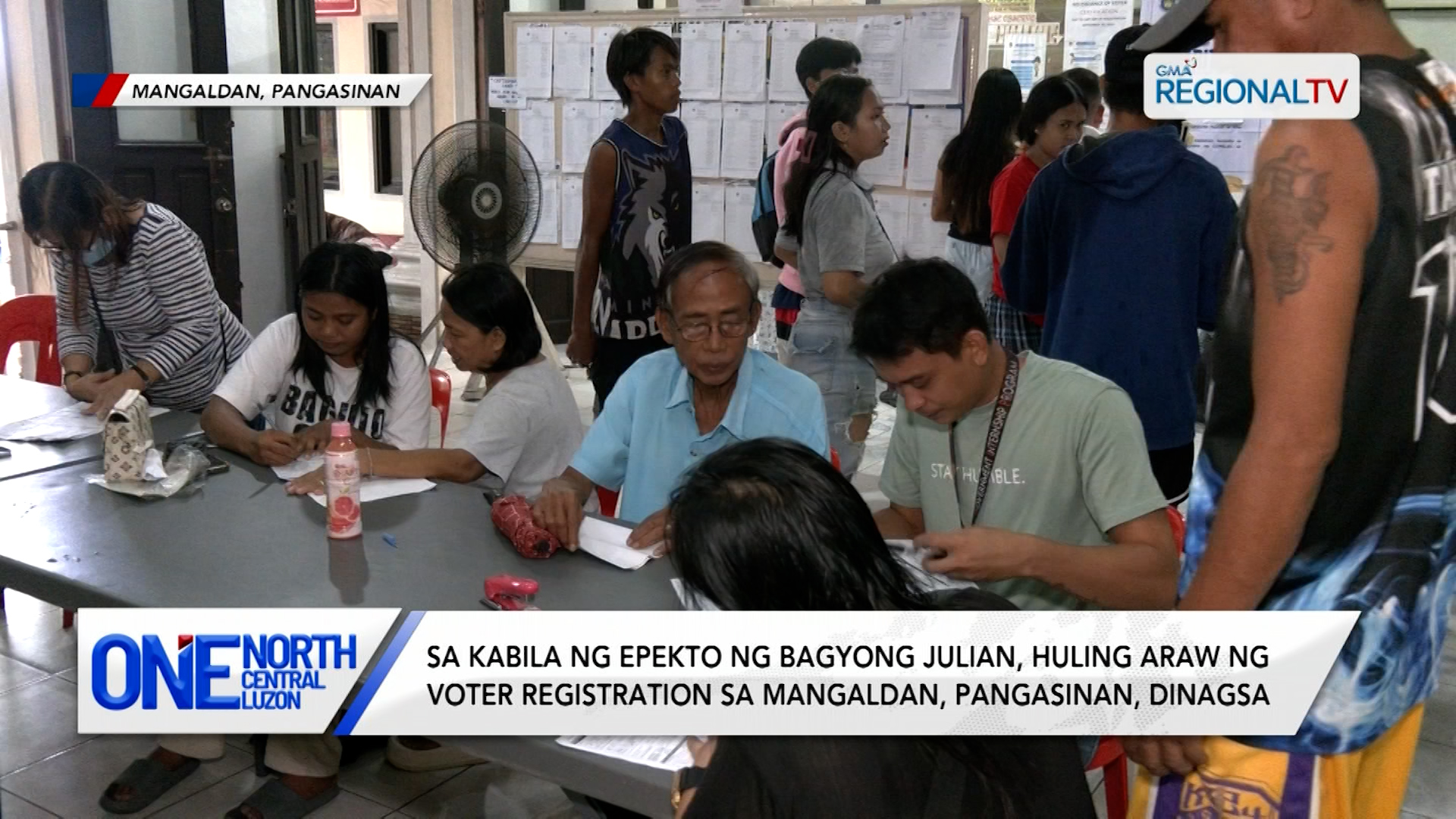 Huling araw ng voter registration sa Mangaldan, Pangasinan, dinagsa