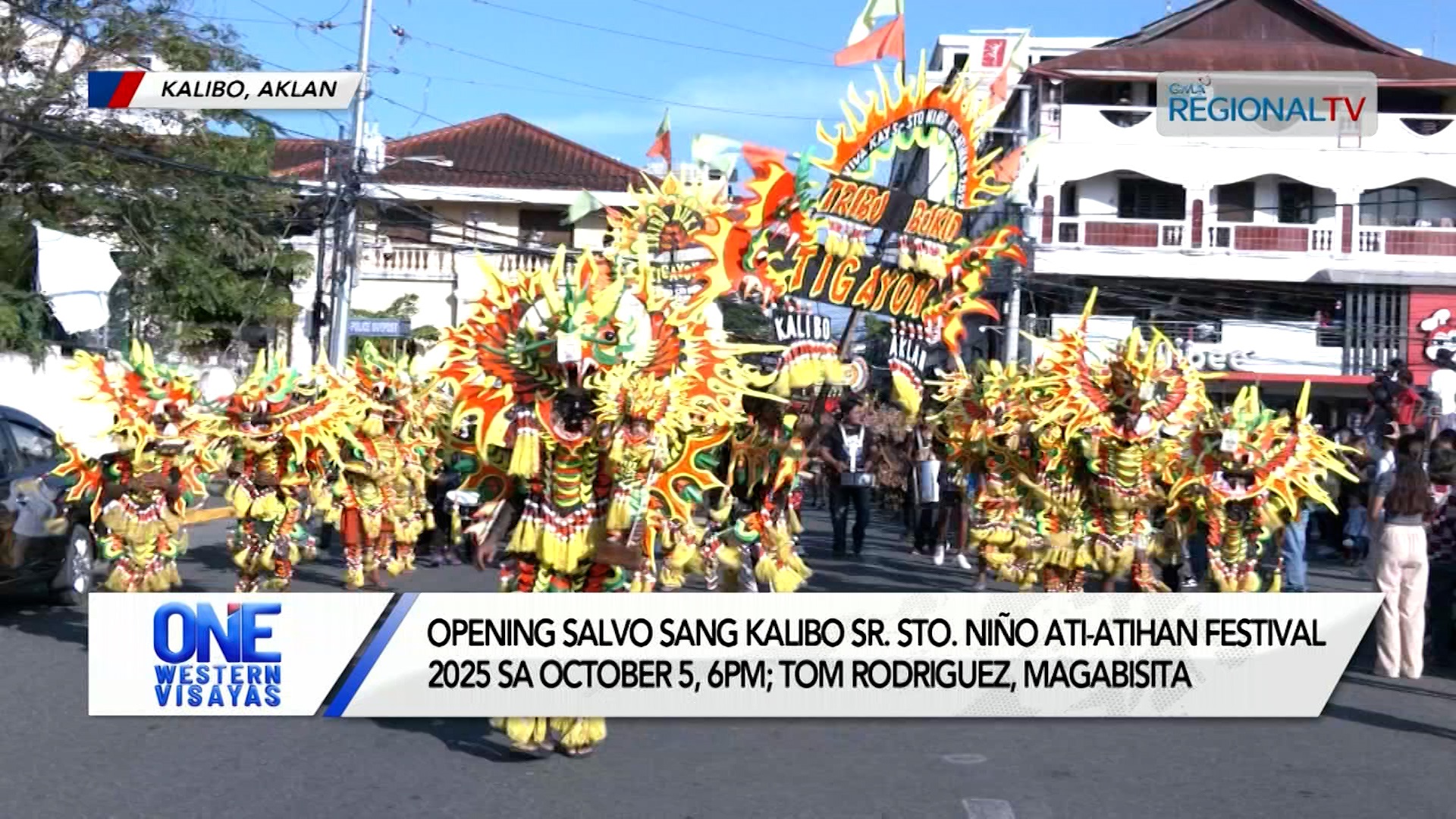 Opening salvo sang Kalibo Sr. Sto. Niño Ati-atihan Festival 2025 sa October 5