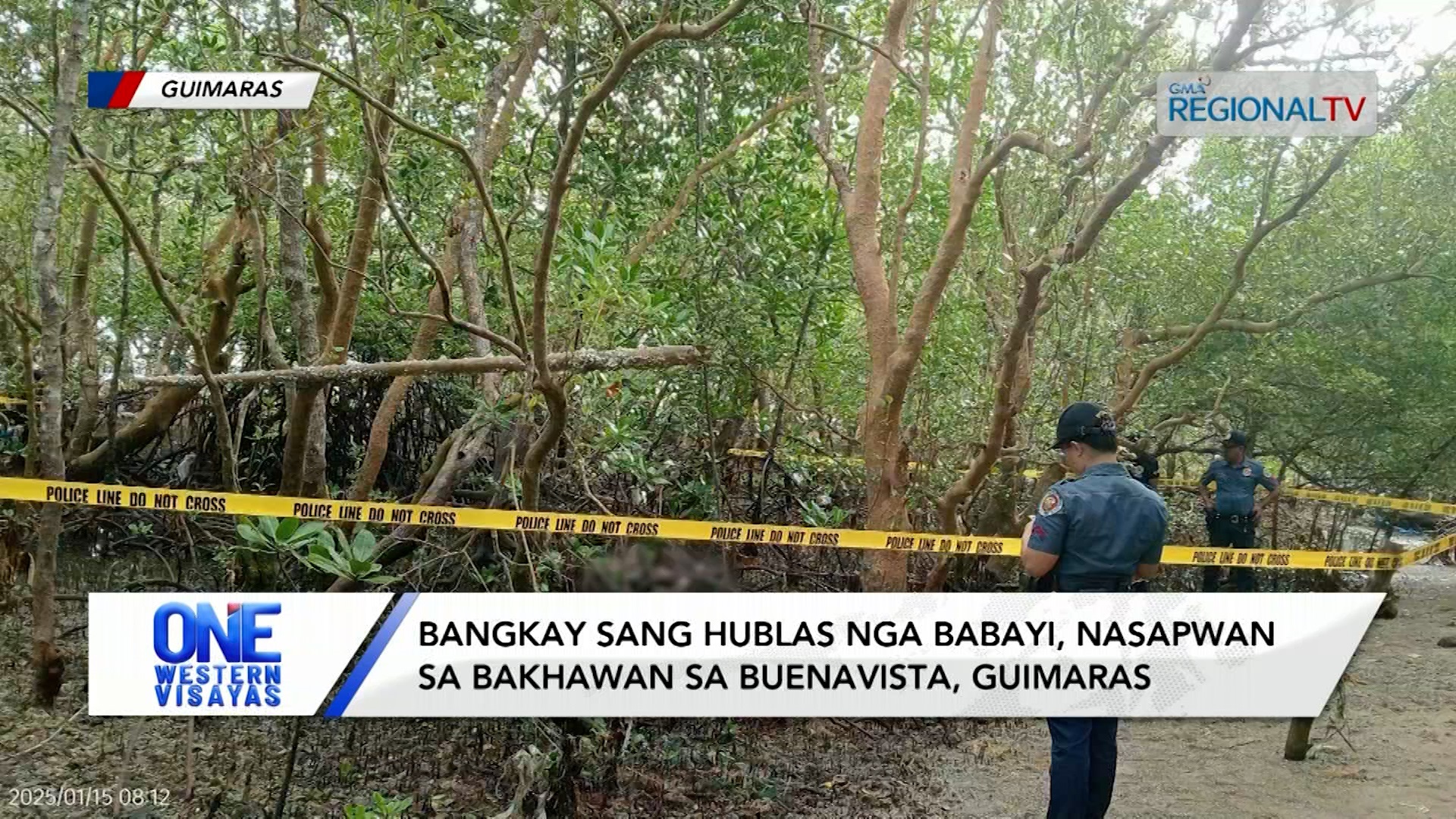 Bangkay sang Babayi, Nasapwan sa Bakhawan sa Buenavista, Guimaras