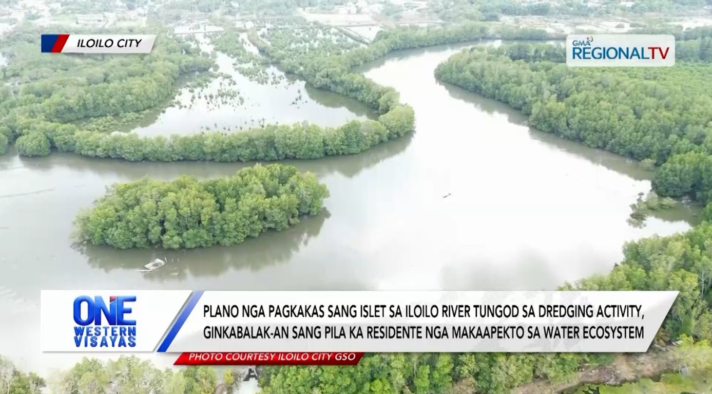Plano nga pagkakas sang islet sa Iloilo River tungod sa dredging activity