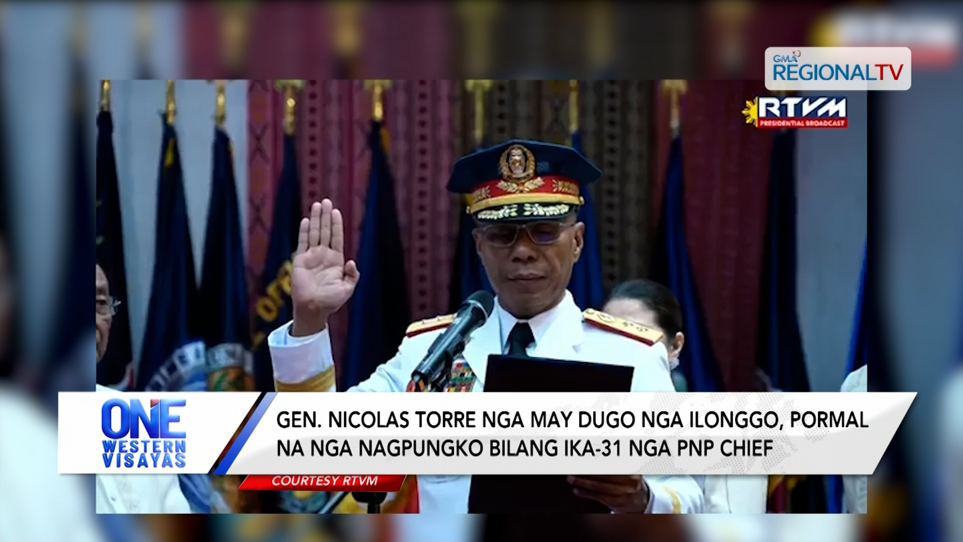 Gen. Nicolas Torre, pormal na nga nagpungko bilang ika-31 nga PNP Chief
