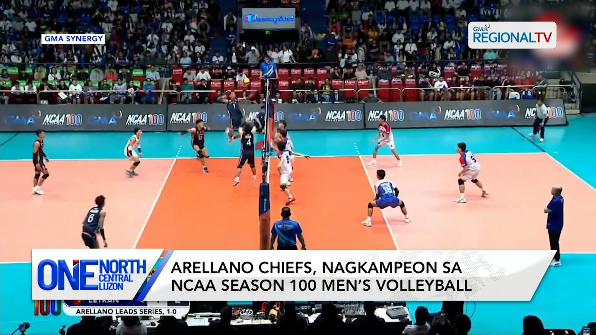 Arellano Chiefs, nagkampeon sa NCAA Season 100 Men’s Volleyball