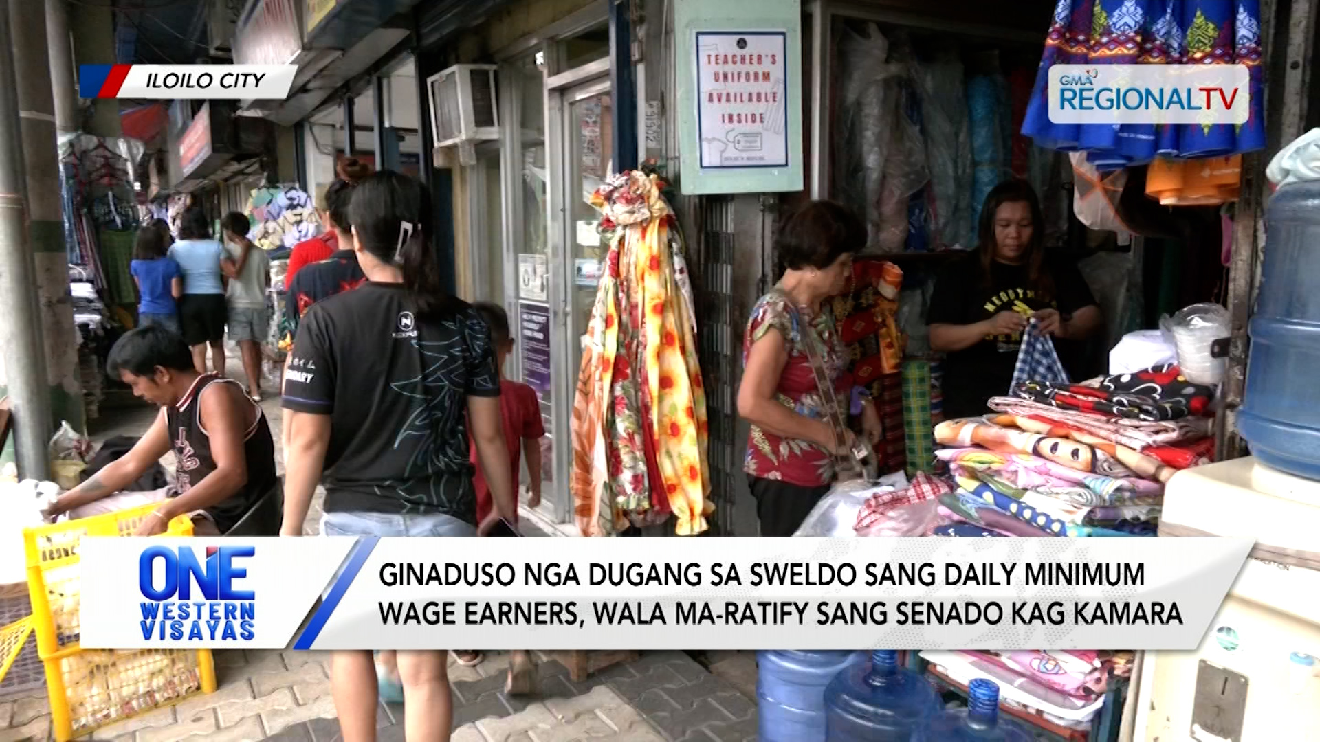 Ginaduso nga dugang sa sweldo sang daily minimum wage earners, wala ma-ratify