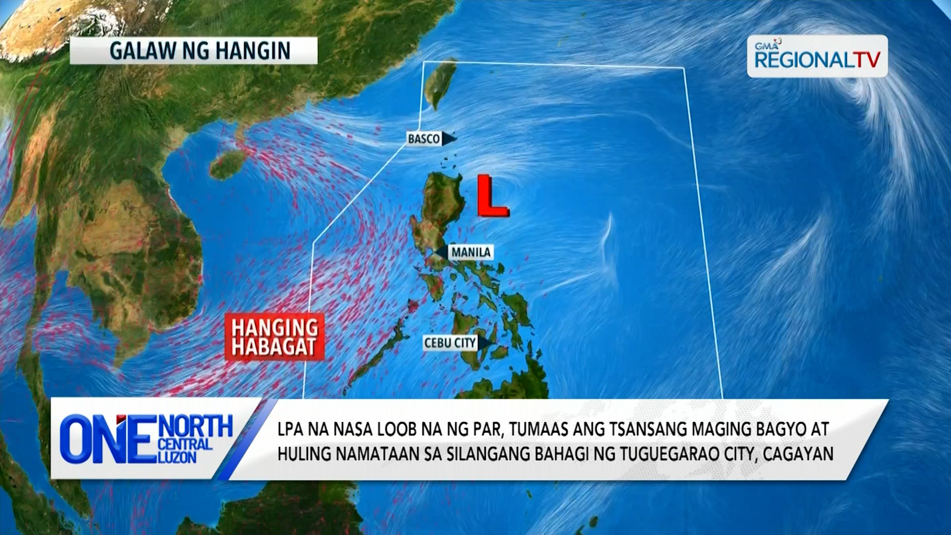 LPA na nasa loob ng PAR, tumaas ang tsansang maging bagyo