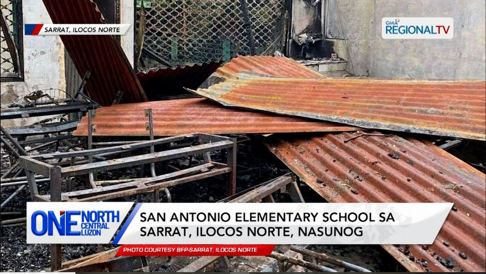 Magkakahiwalay na insidente ng sunog, naitala sa Hilagang Luzon