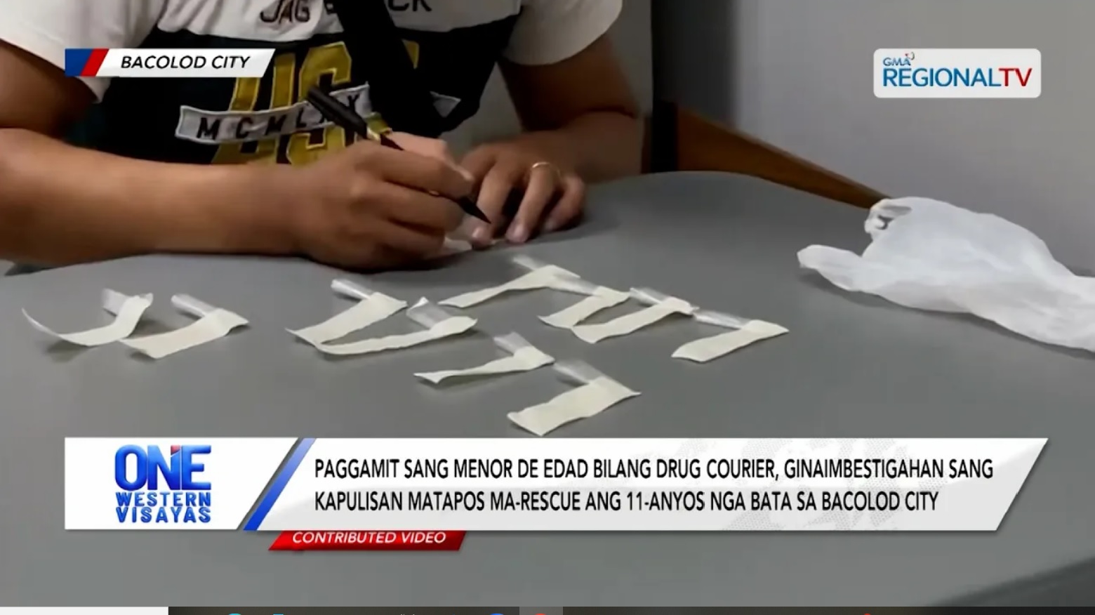 Menor, Ginahimo nga Drug Courier sang Sindikato?