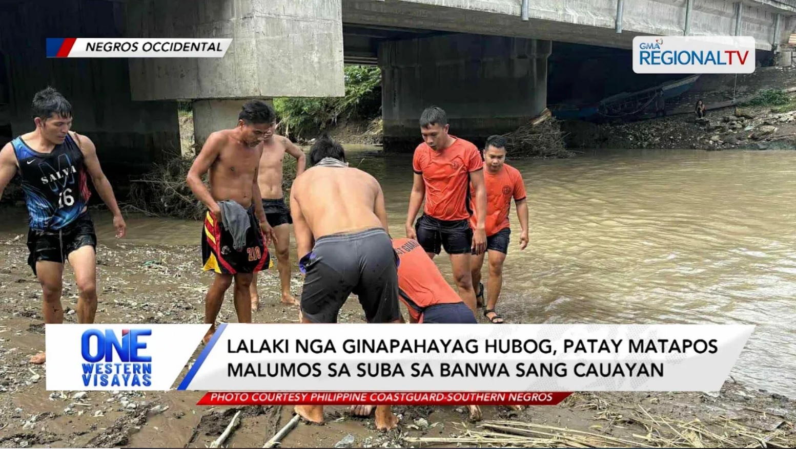 Lalaki nga ginapahayag hubog, nalumos sa suba sa banwa sang Cauayan | One Western Visayas