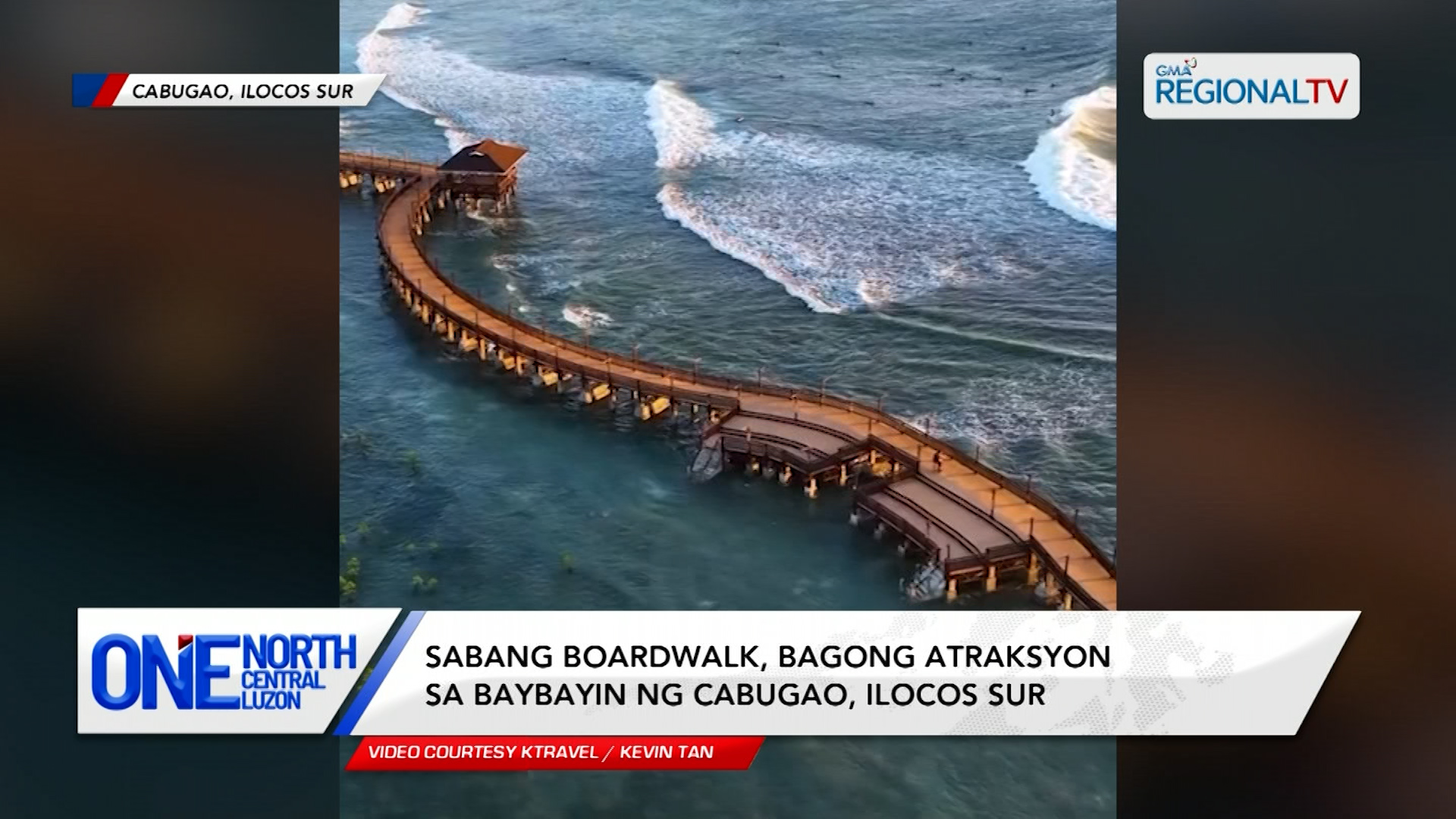 Sabang Boardwalk, bagong atraksyon sa baybayin ng Cabugao, Ilocos Sur | One North Central Luzon