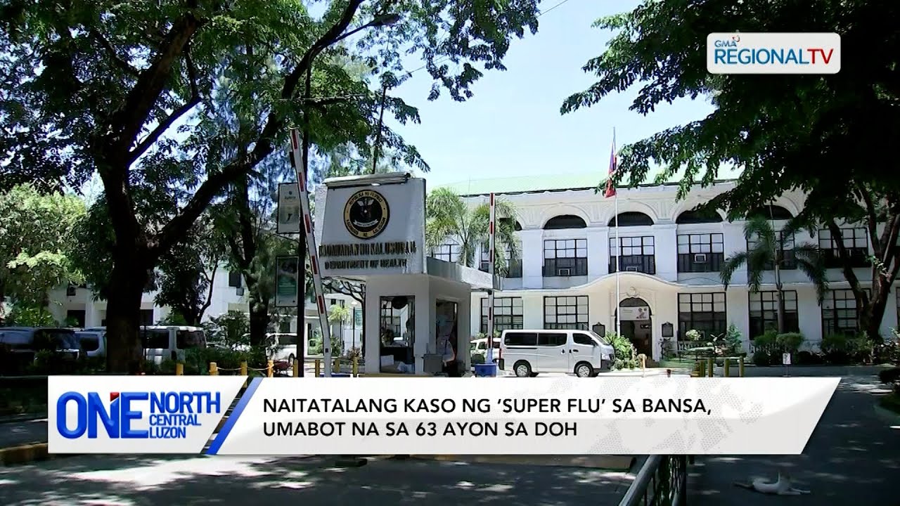 Naitatalang kaso ng ‘super flu’ sa bansa, umabot na sa 63 ayon sa DOH | One North Central Luzon