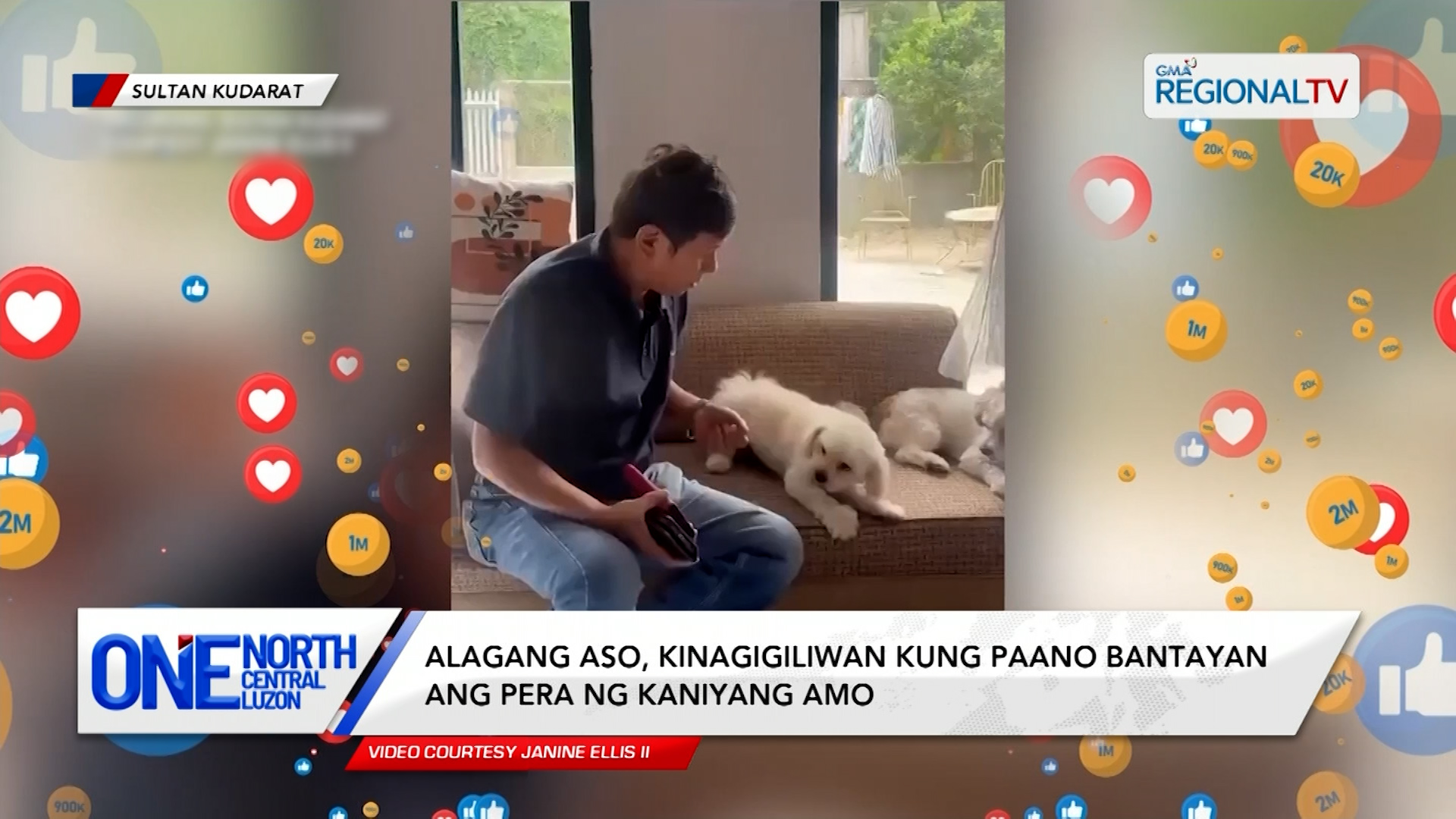 Alagang aso, kinagigiliwan kung paano bantayan ang pera ng kaniyang amo | One North Central Luzon