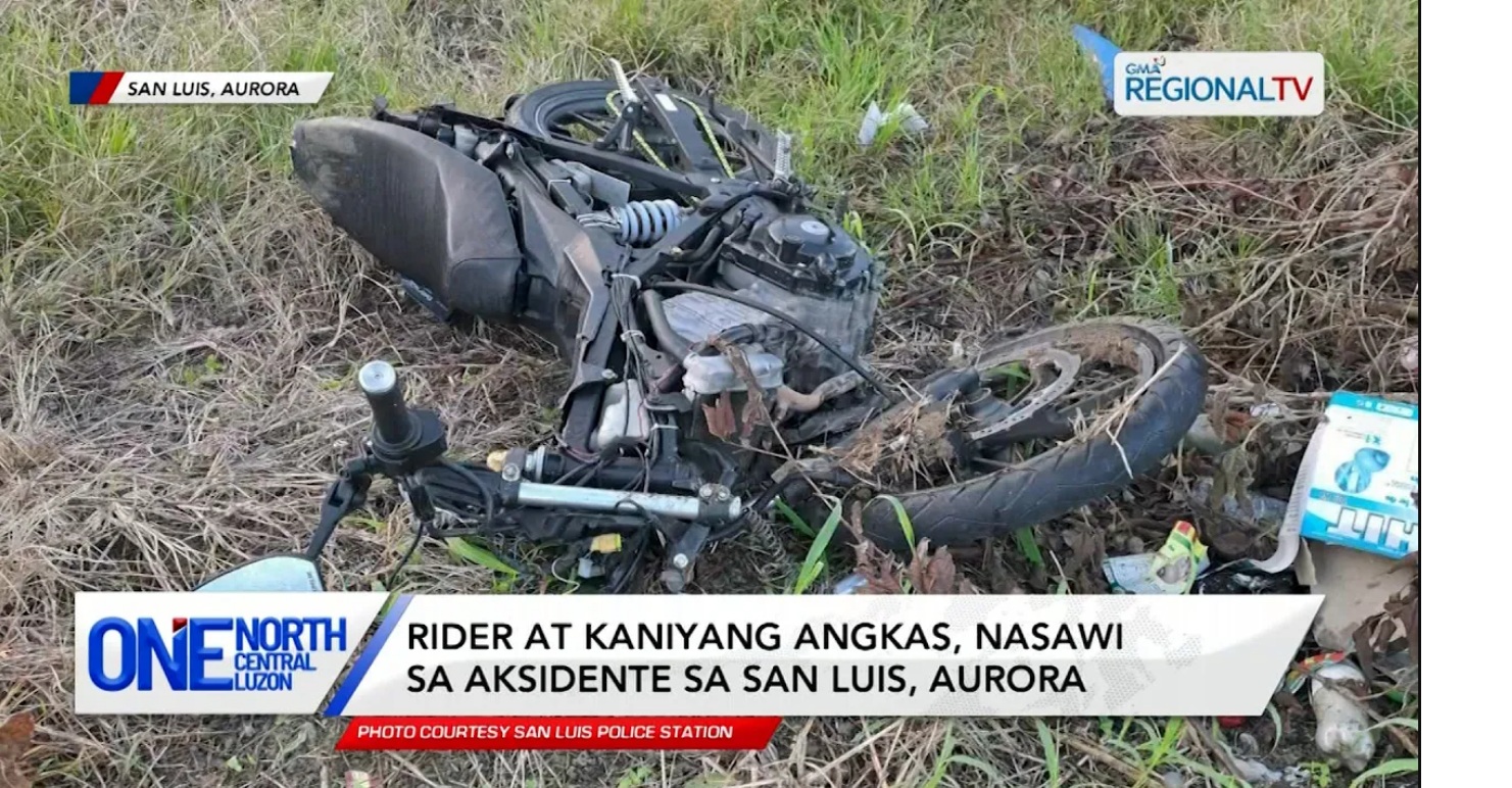 Rider at kaniyang angkas, nasawi sa aksidente sa San Luis, Aurora | One North Central Luzon