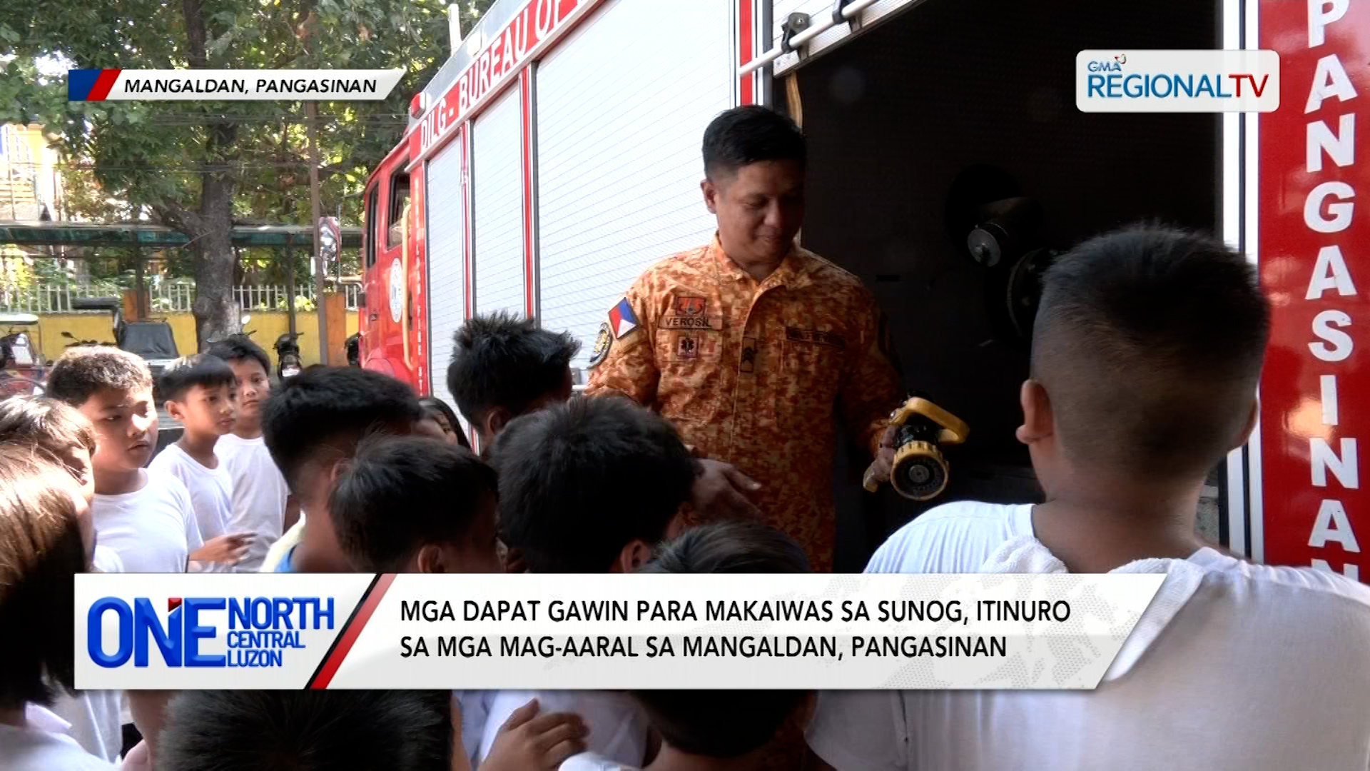 Mga dapat gawin para makaiwas sa sunog, itinuro sa mga mag-aaral | One North Central Luzon