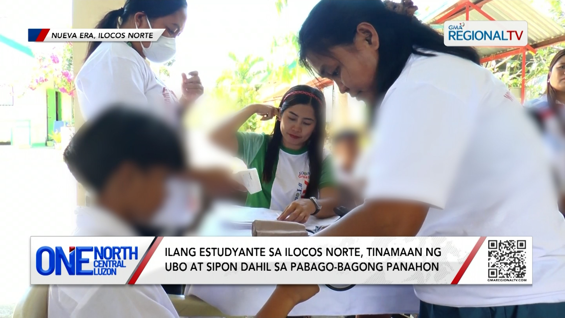 Ilang estudyante sa Ilocos Norte, tinamaan ng ubo at sipon | One North Central Luzon