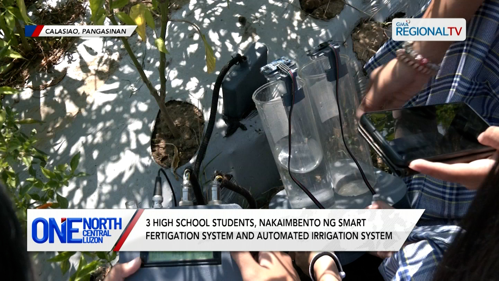 3 students, nakaimbento ng smart fertigation and irrigation system | One North Central Luzon