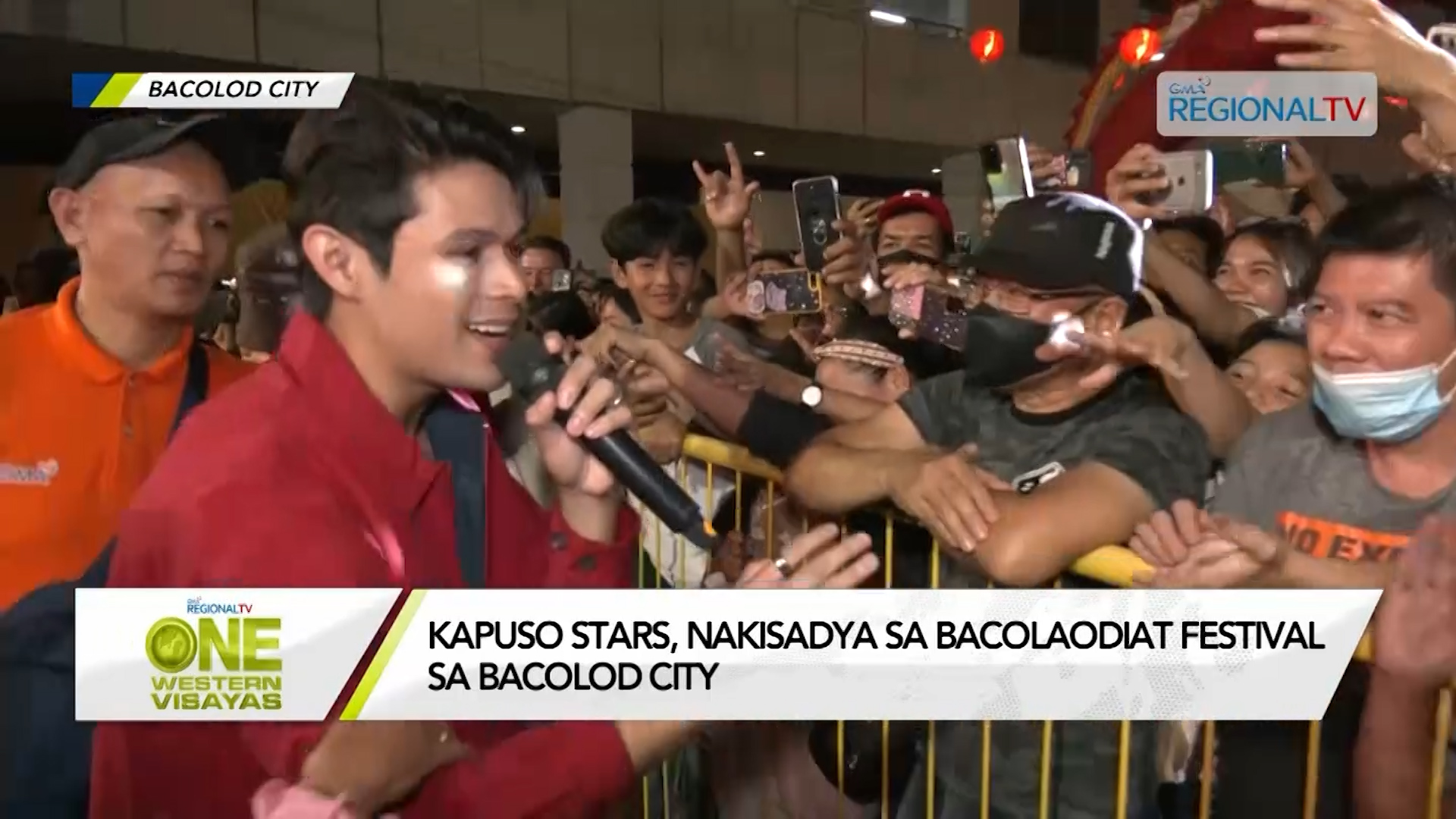 Kapuso stars, nakisadya sa Bacolaodiat Festival sa Bacolod City