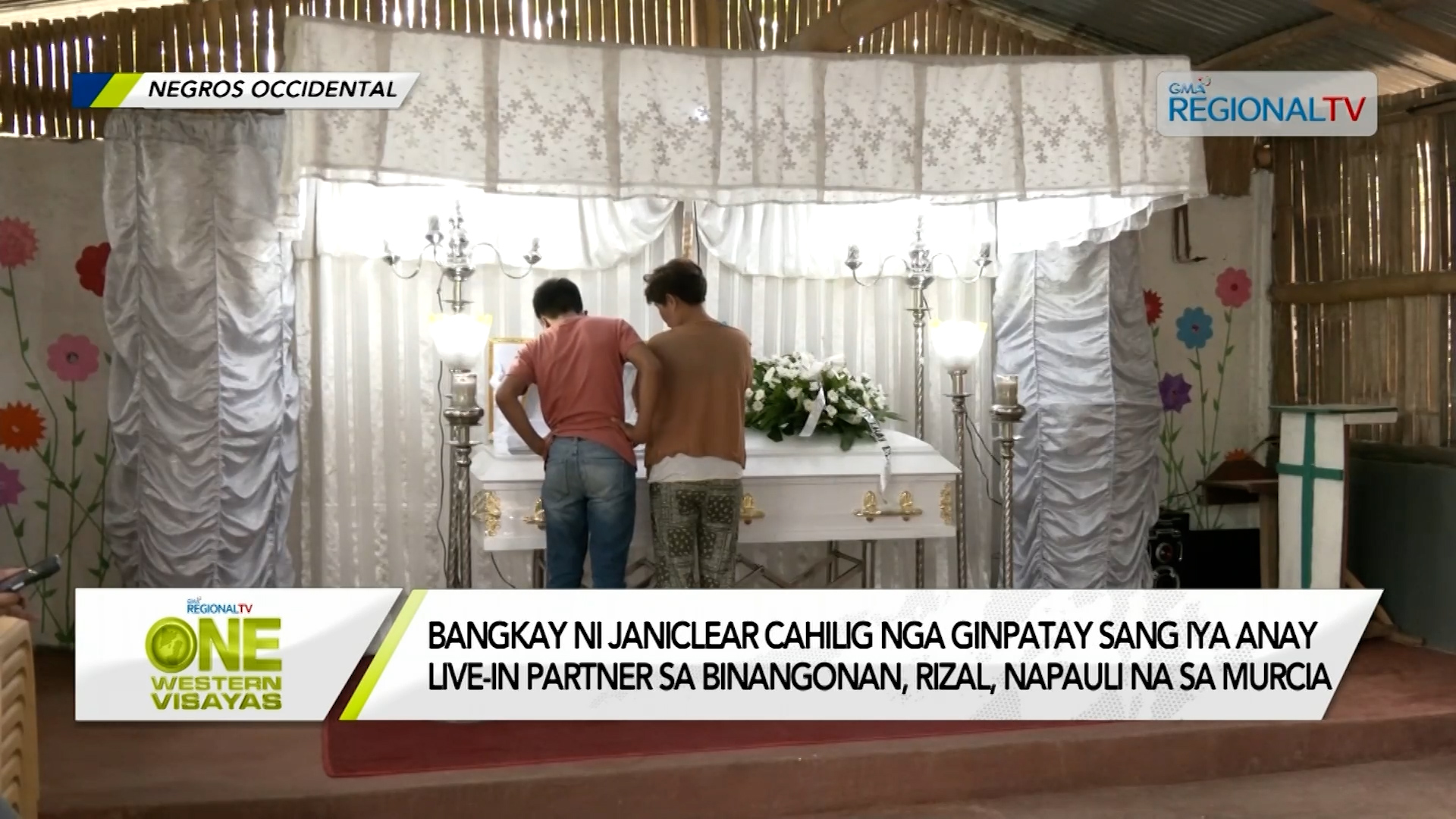 Bangkay ni Janiclear Cahilig nga ginpatay sa Rizal  ginpauli na sa Murcia