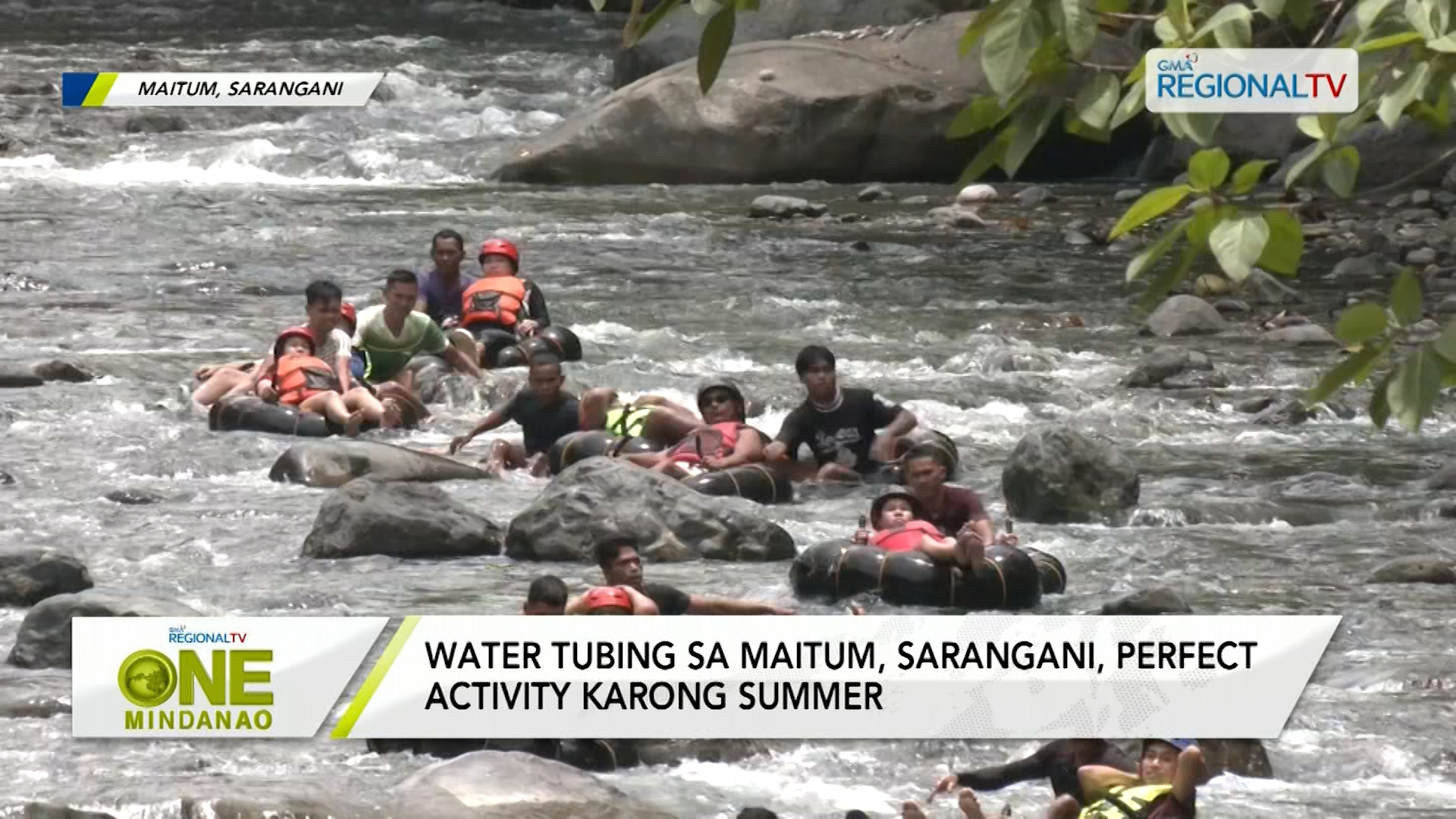 Water tubing sa Maitum, Sarangani, perfect activity karong summer