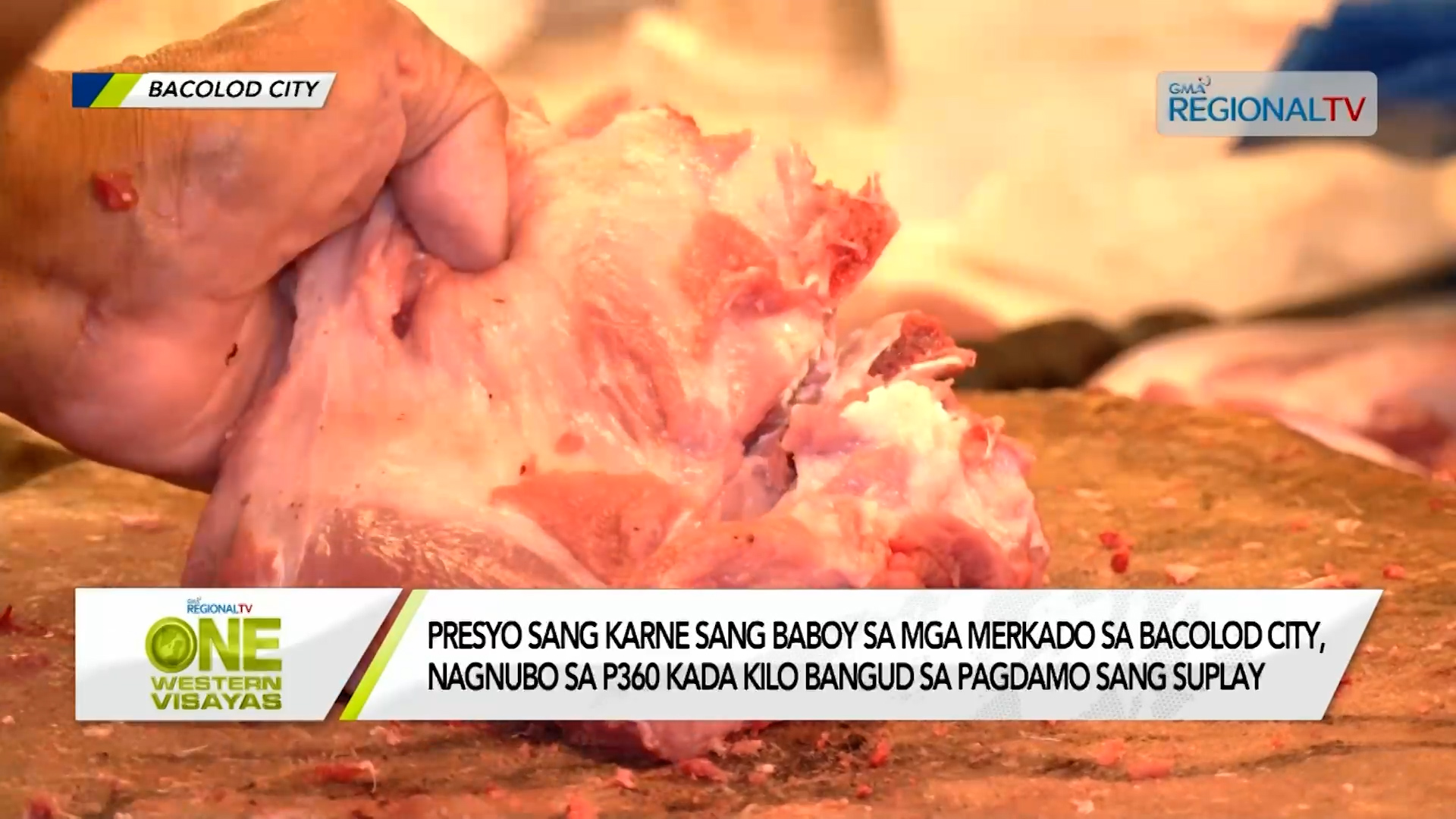 Presyo sang karne sang baboy sa mga merkado sa Bacolod City, nagnubo na