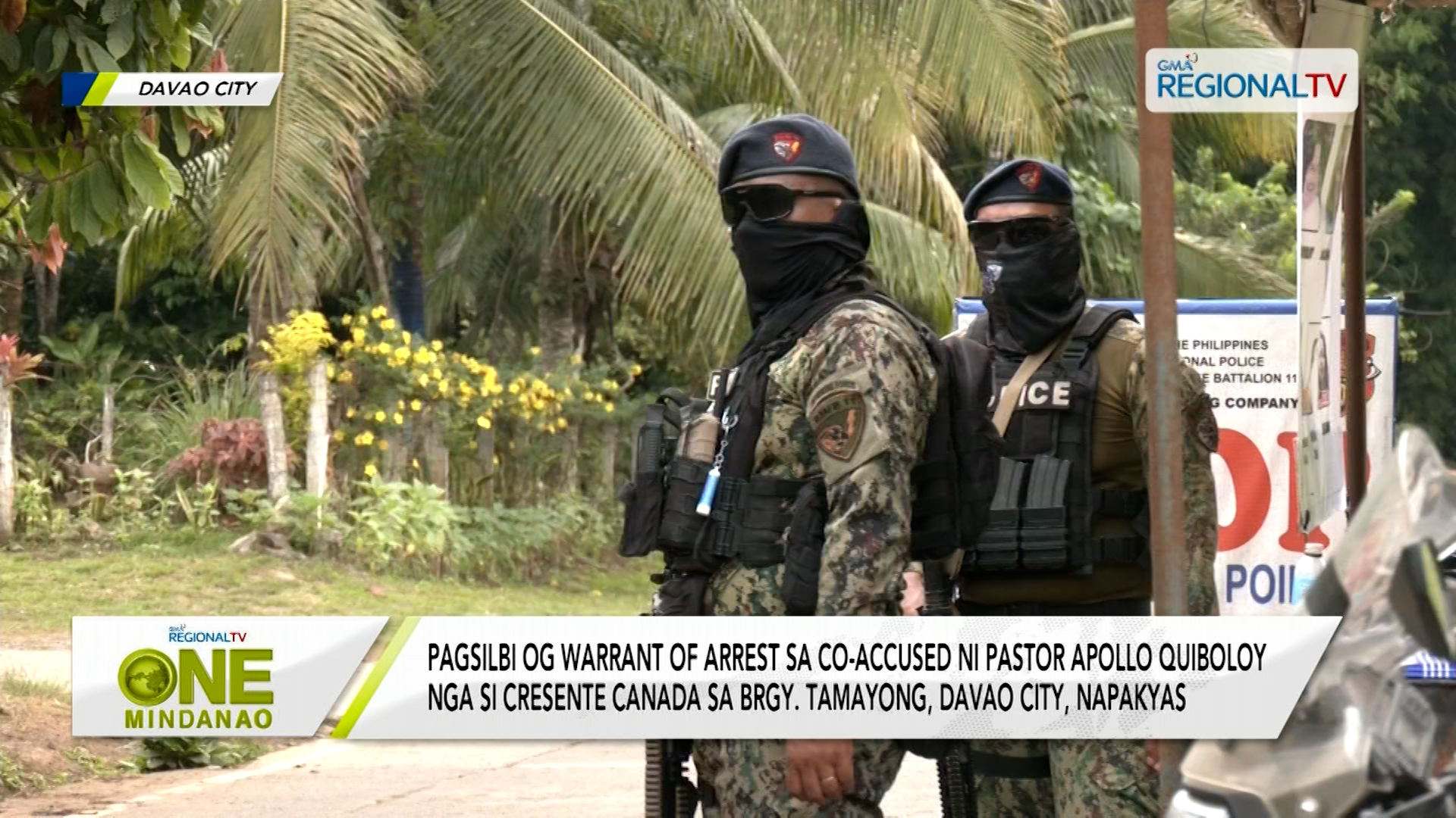 Mga residente sa Brgy. Tamayong, Davao City, naalarma kay giharang sa checkpoint