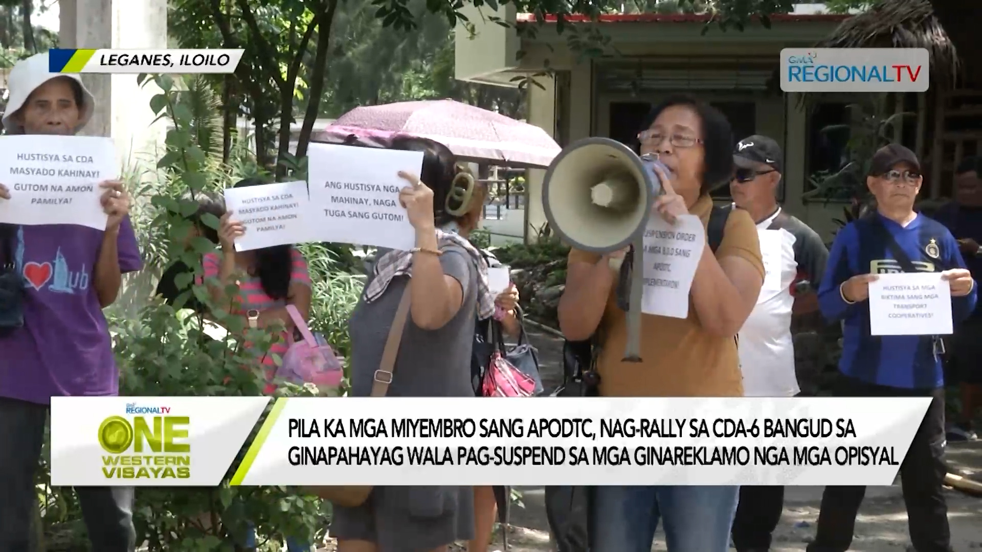 Pila ka mga miyembro sang APODTC, nag-rally sa CDA-6