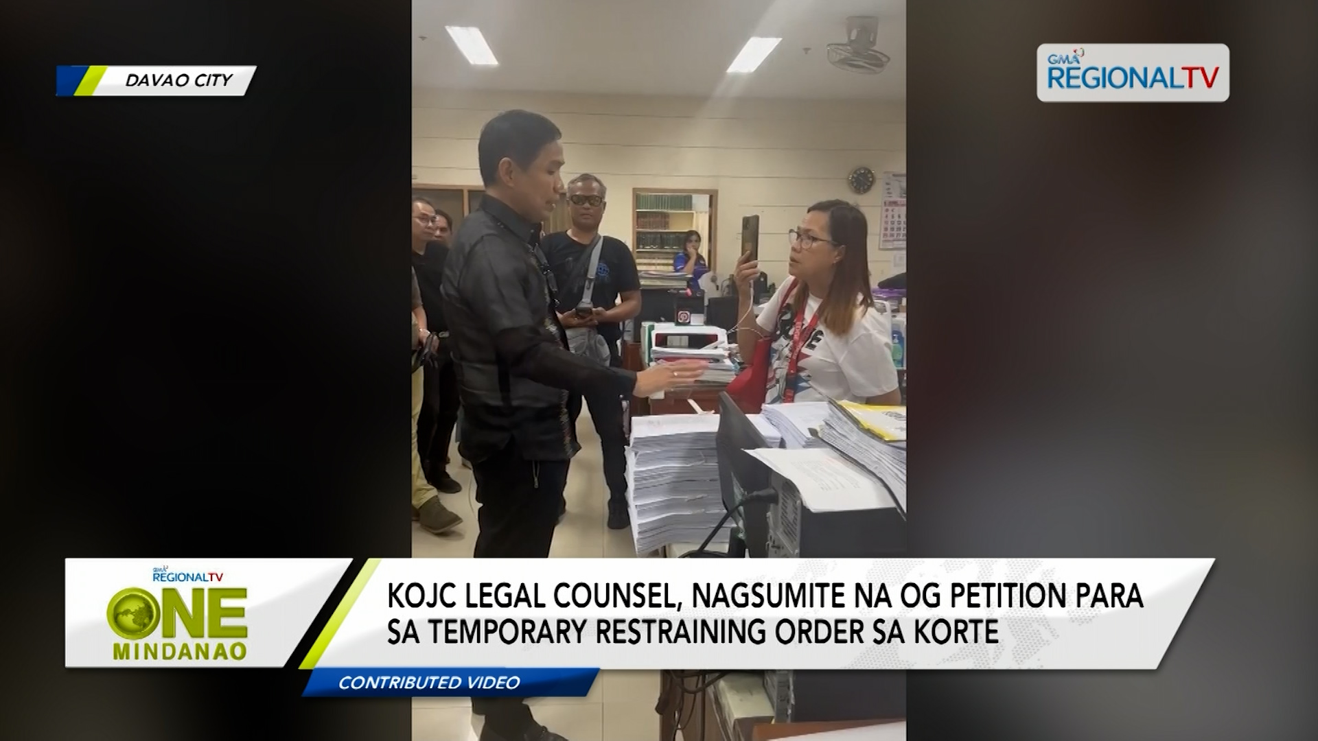 KOJC Legal Counsel, nagsumite na og petition para sa Temporary Restraining Order