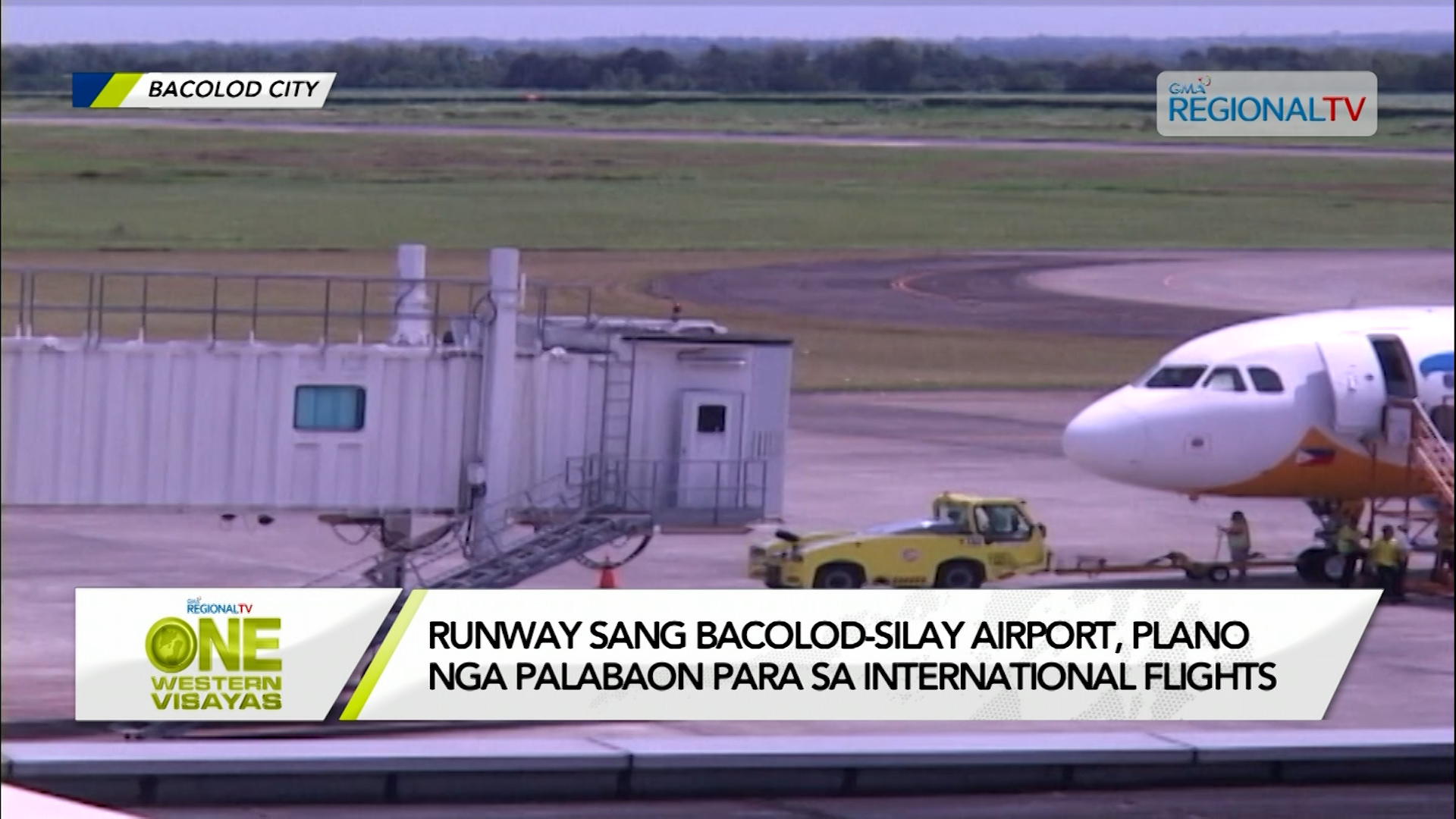 Runway sang Bacolod-Silay Airport, palabaon para sa international flights