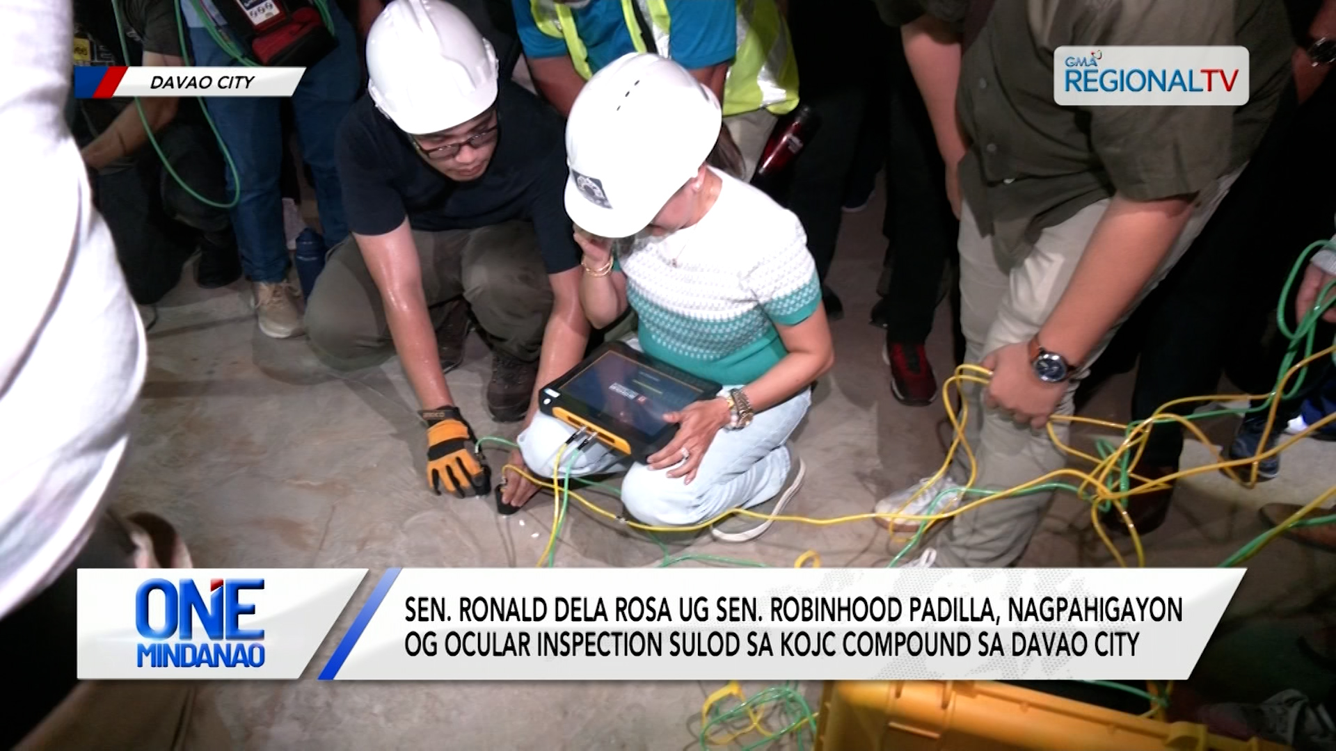 Sen. Dela Rosa ug Sen. Padilla, nag-ocular inspection sulod sa KOJC Compound