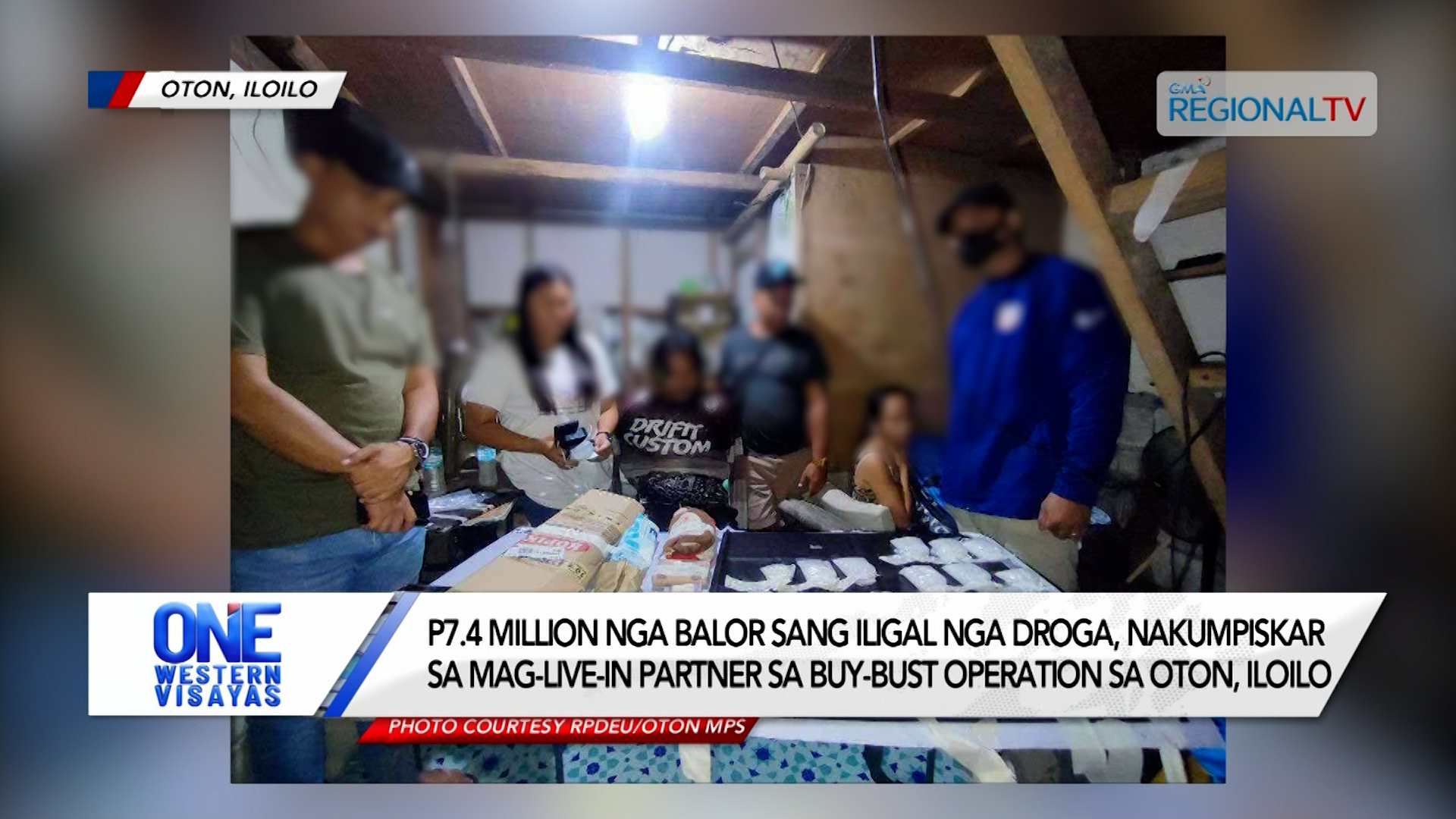 P7.4 million nga balor sang iligal nga droga nakumpiskar sa mag-live-in partner