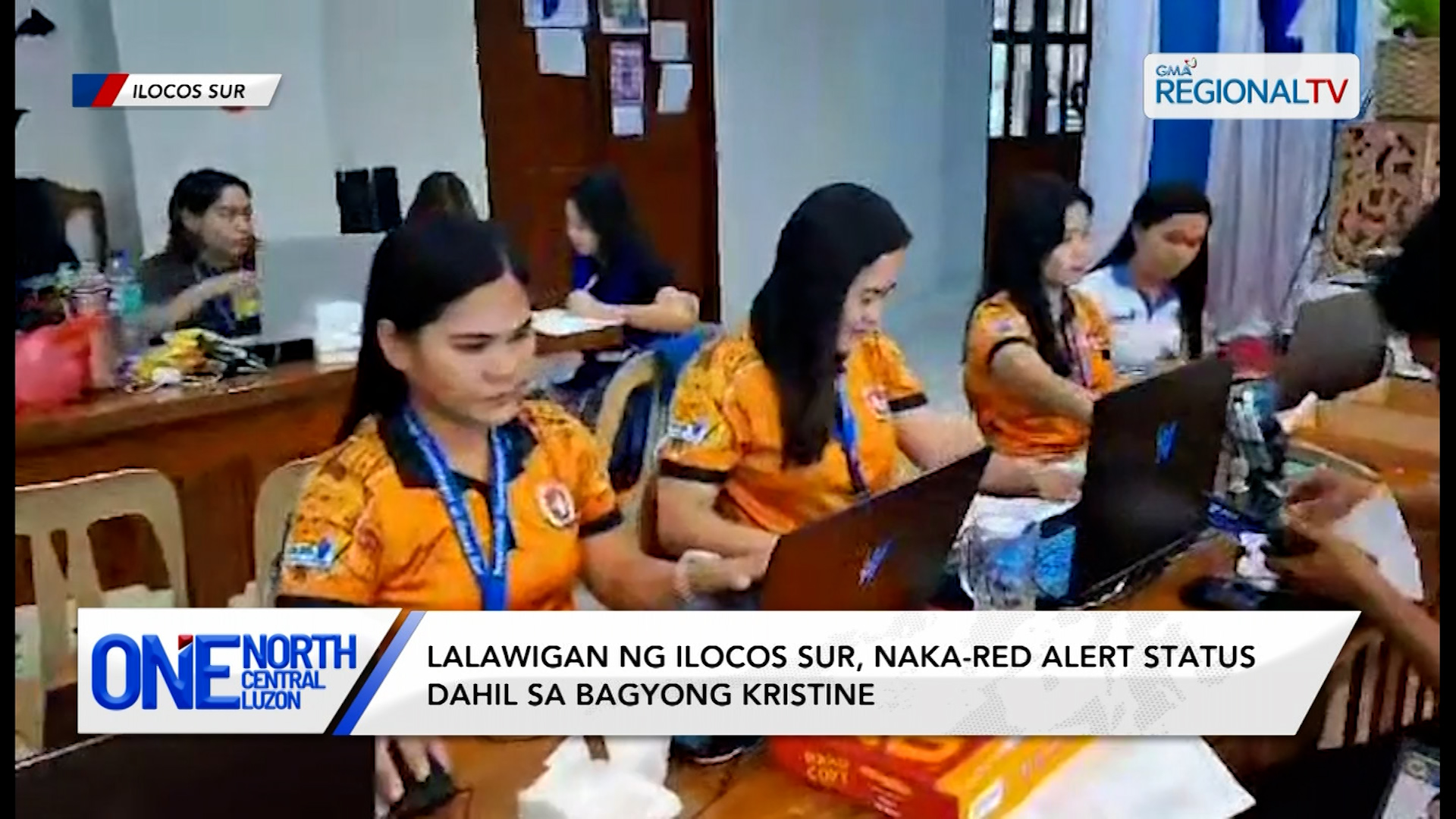 Lalawigan ng Ilocos Sur, naka-red alert status dahil sa Bagyong Kristine