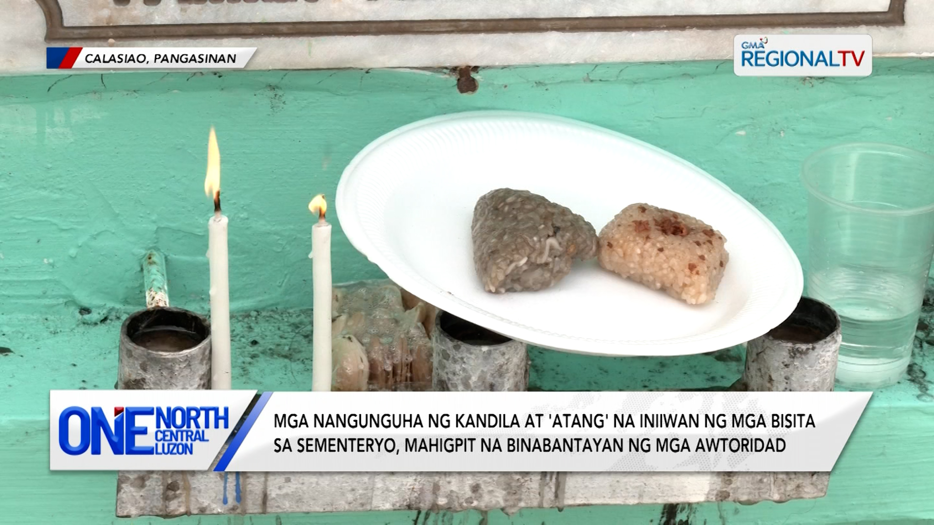Mga nangunguha ng 'atang' sa sementeryo, binabantayan ng mga awtoridad