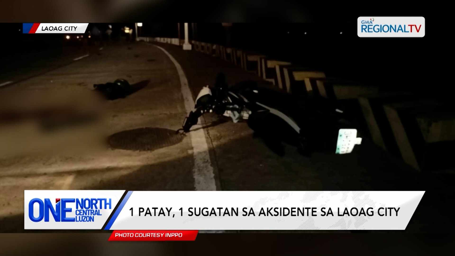 1 patay, 1 sugatan sa aksidente sa Laoag City