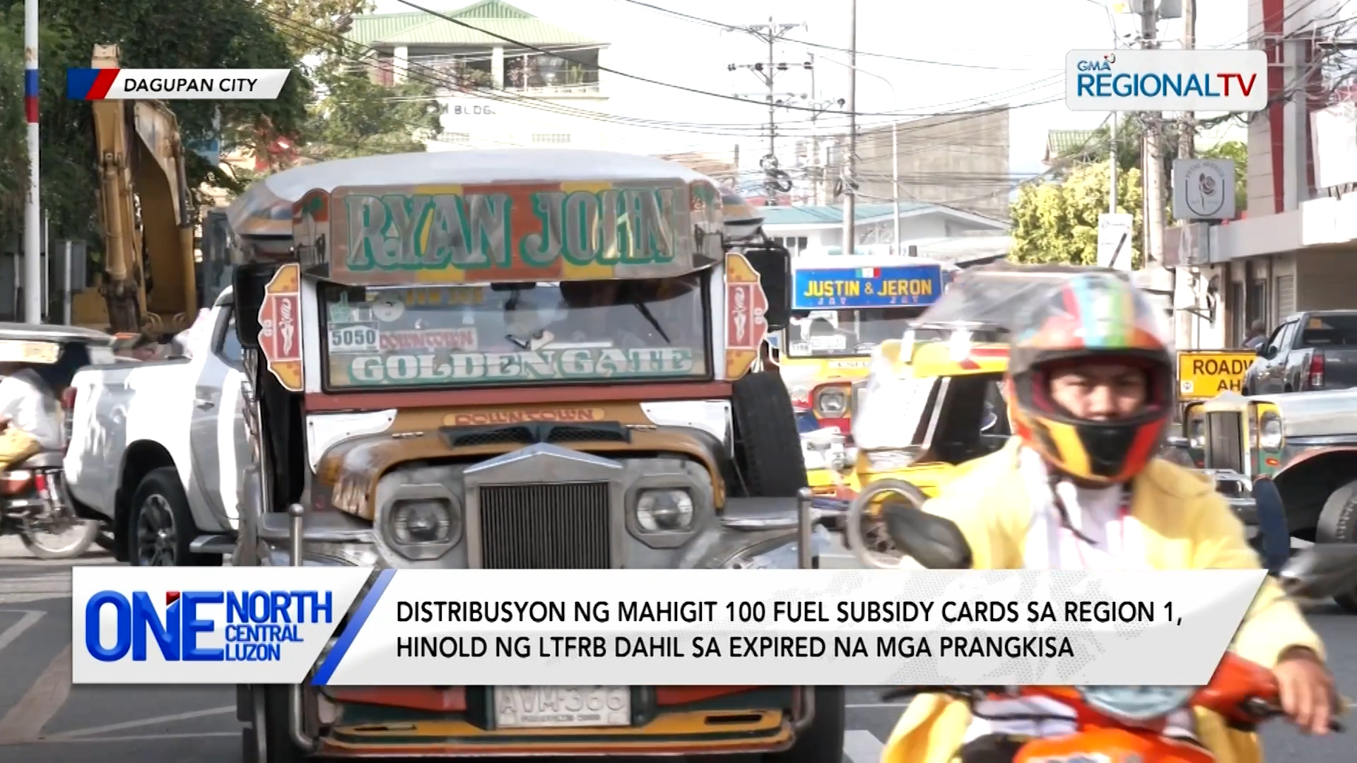 Distribusyon ng mahigit 100 fuel subsidy cards sa Region 1, hinold ng LTFRB