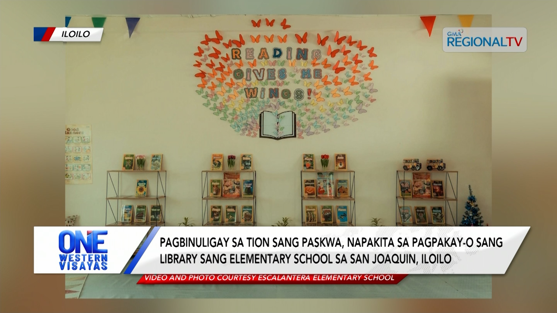 Pagbinuligay sa tion sang paskwa pinaagi pagkay-o sang library sang eskwelahan