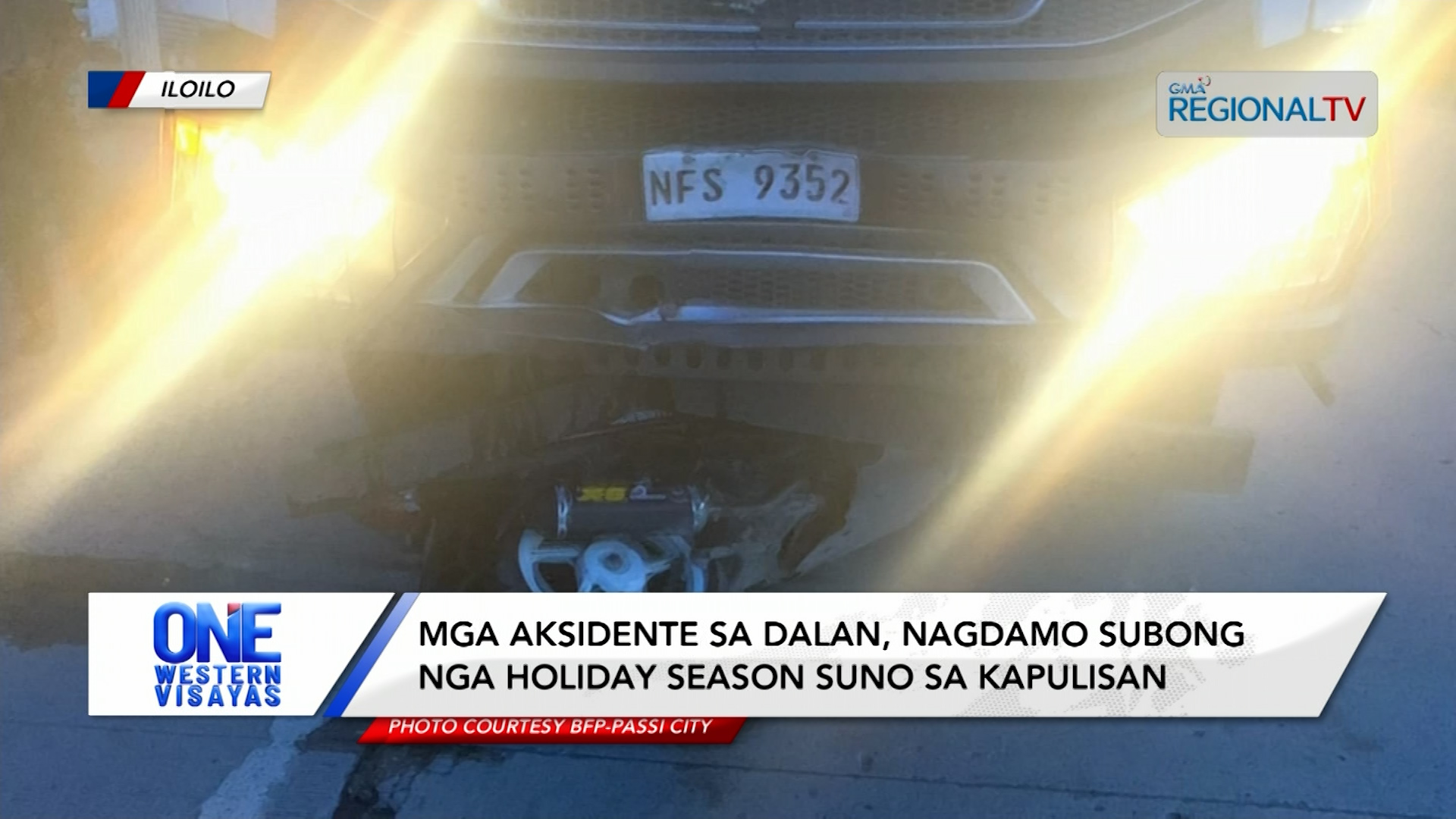 Mga aksidente sa dalan, nagdamo subong nga holiday season suno sa kapulisan