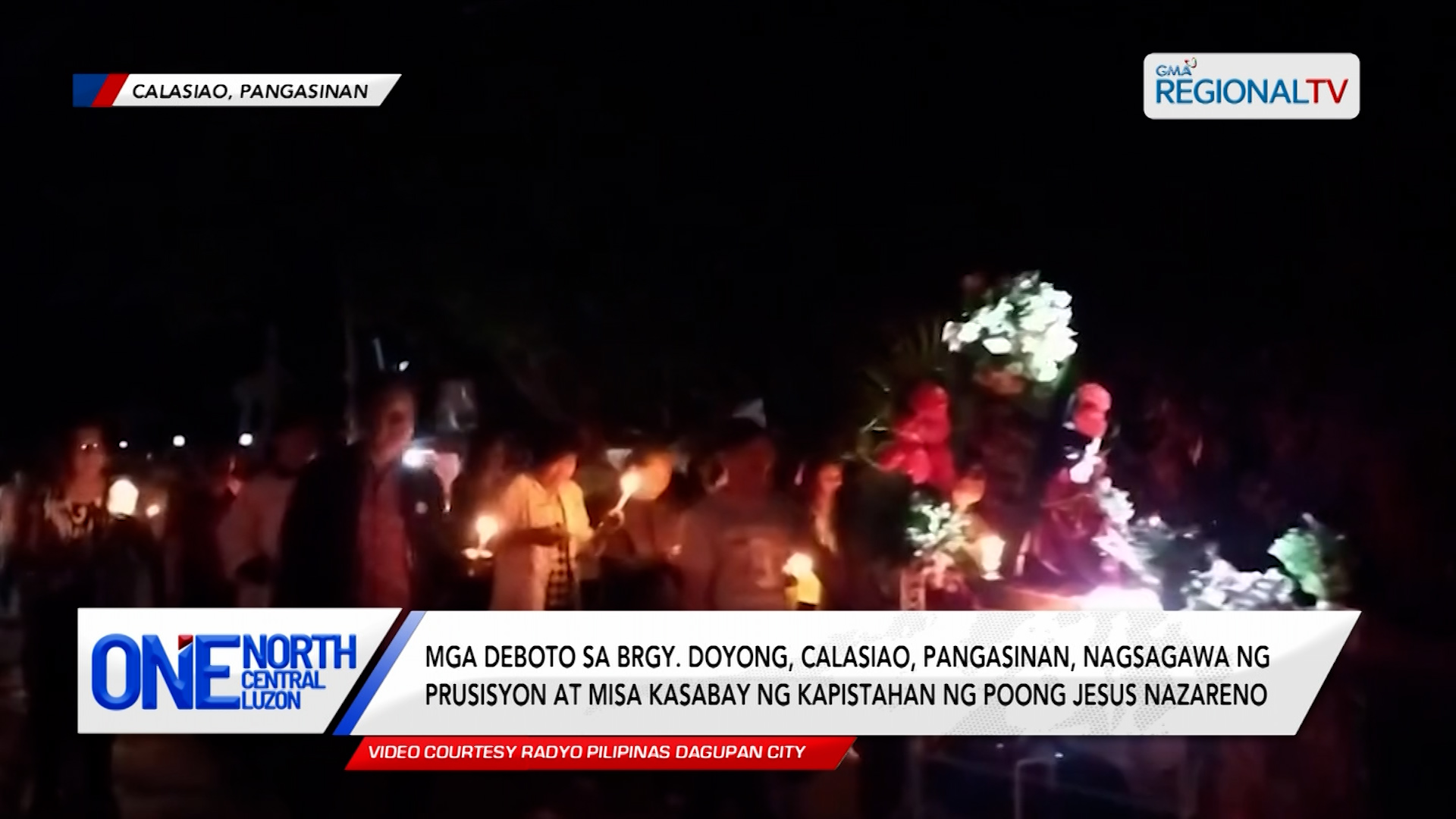 Mga deboto, nagsagawa ng prusisyon kasabay ng kapistahan ng Nazareno
