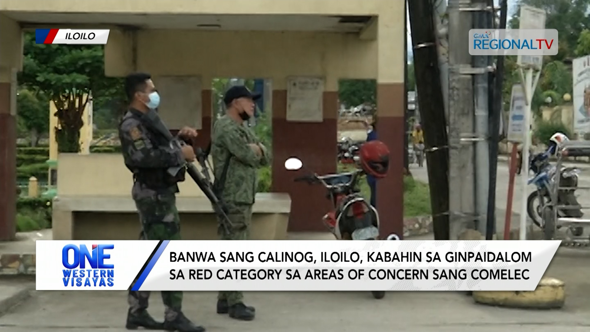 Calinog, Iloilo, ginpaidalom sa red category sa areas of concern sang COMELEC