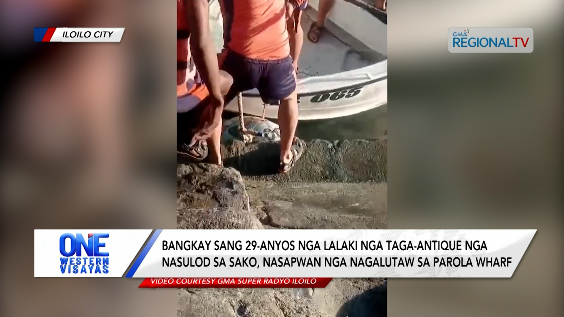 Bangkay sang lalaki nga nasulod sa sako, nasapwan nga nagalutaw sa Parola wharf