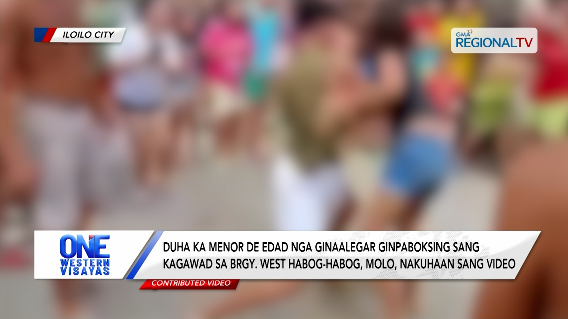 Duha ka menor de edad ginpaboksing sang kagawad sa Brgy. West Habog-Habog, Molo