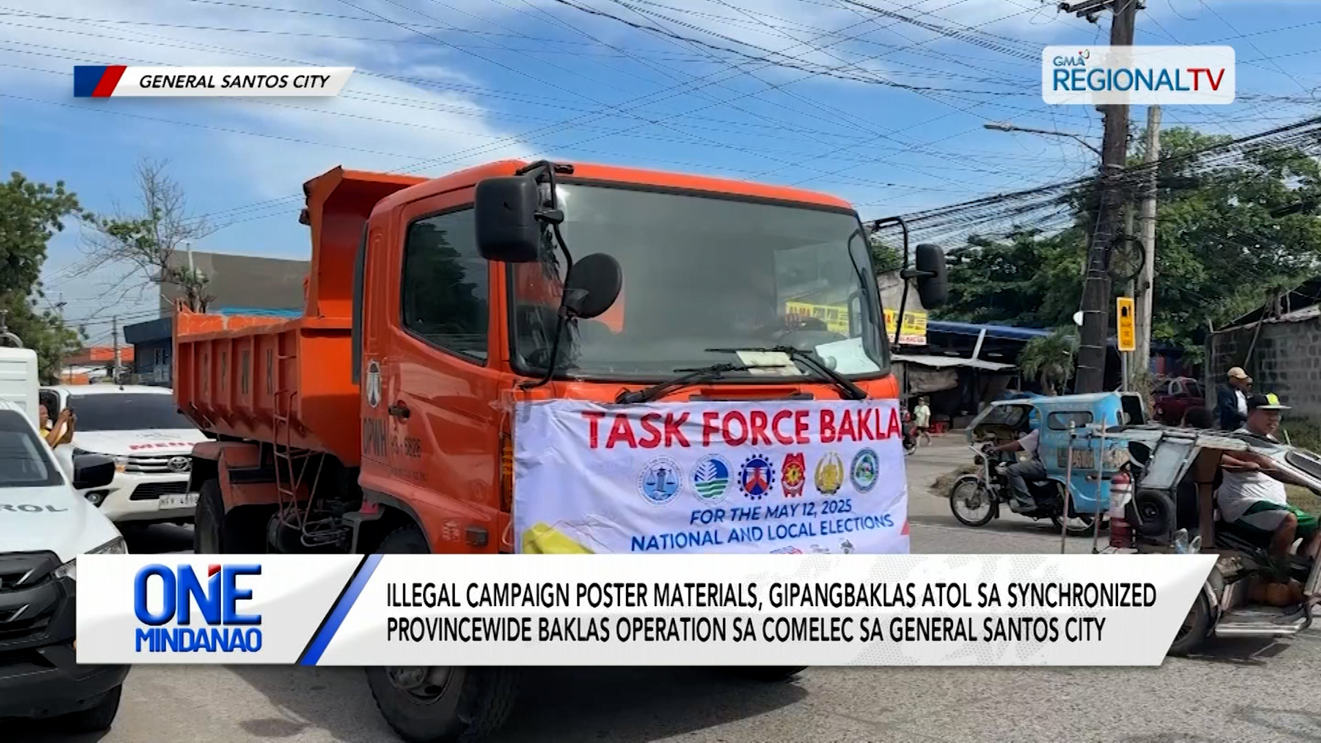 Illegal campaign poster materials, gipangbaklas sa General Santos City