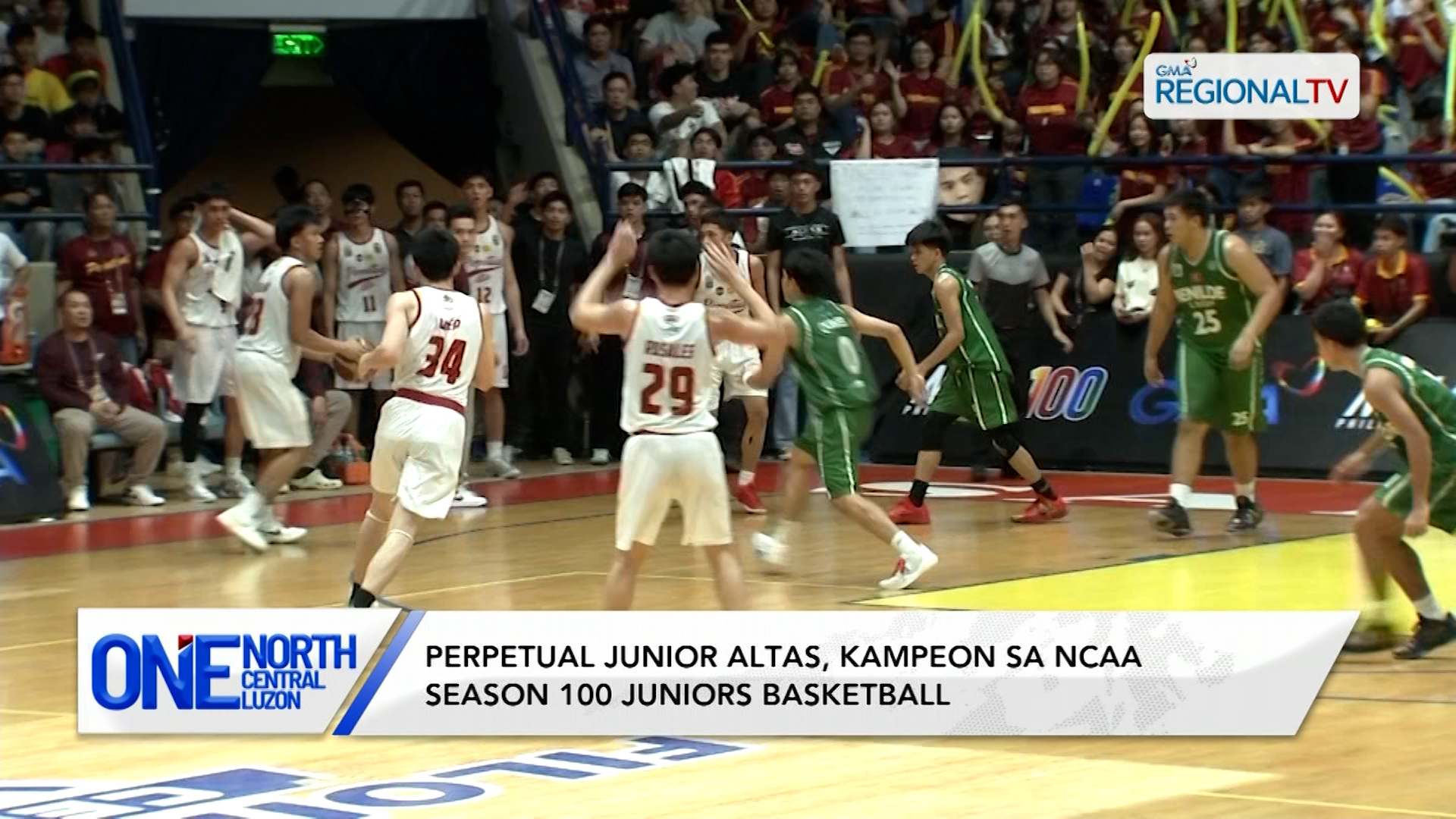 Perpetual Junior Altas, kampeon sa NCAA Season 100 Juniors Basketball