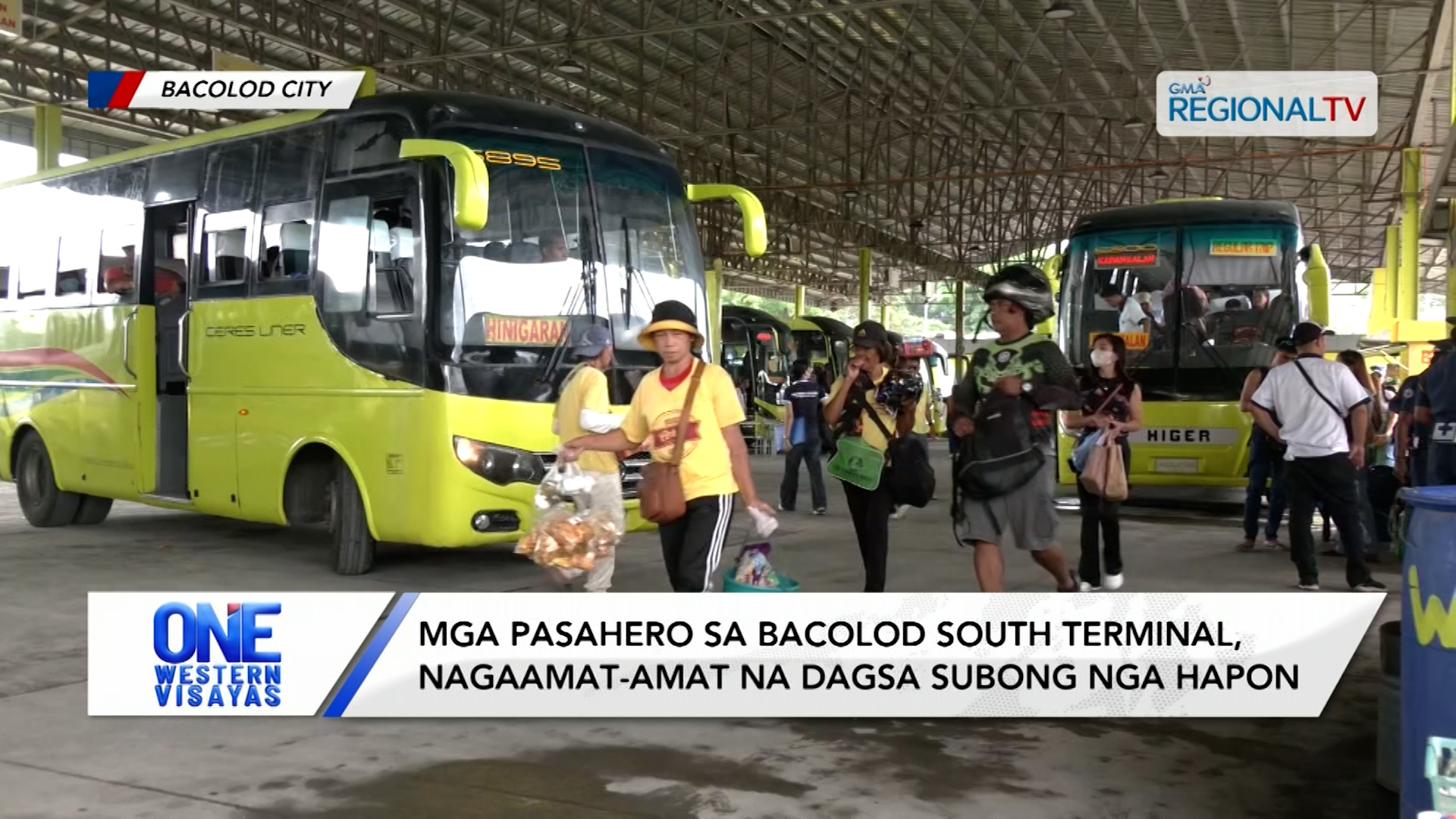Mga pasahero sa Bacolod South Terminal, nagaamat-amat na dagsa subong nga hapon