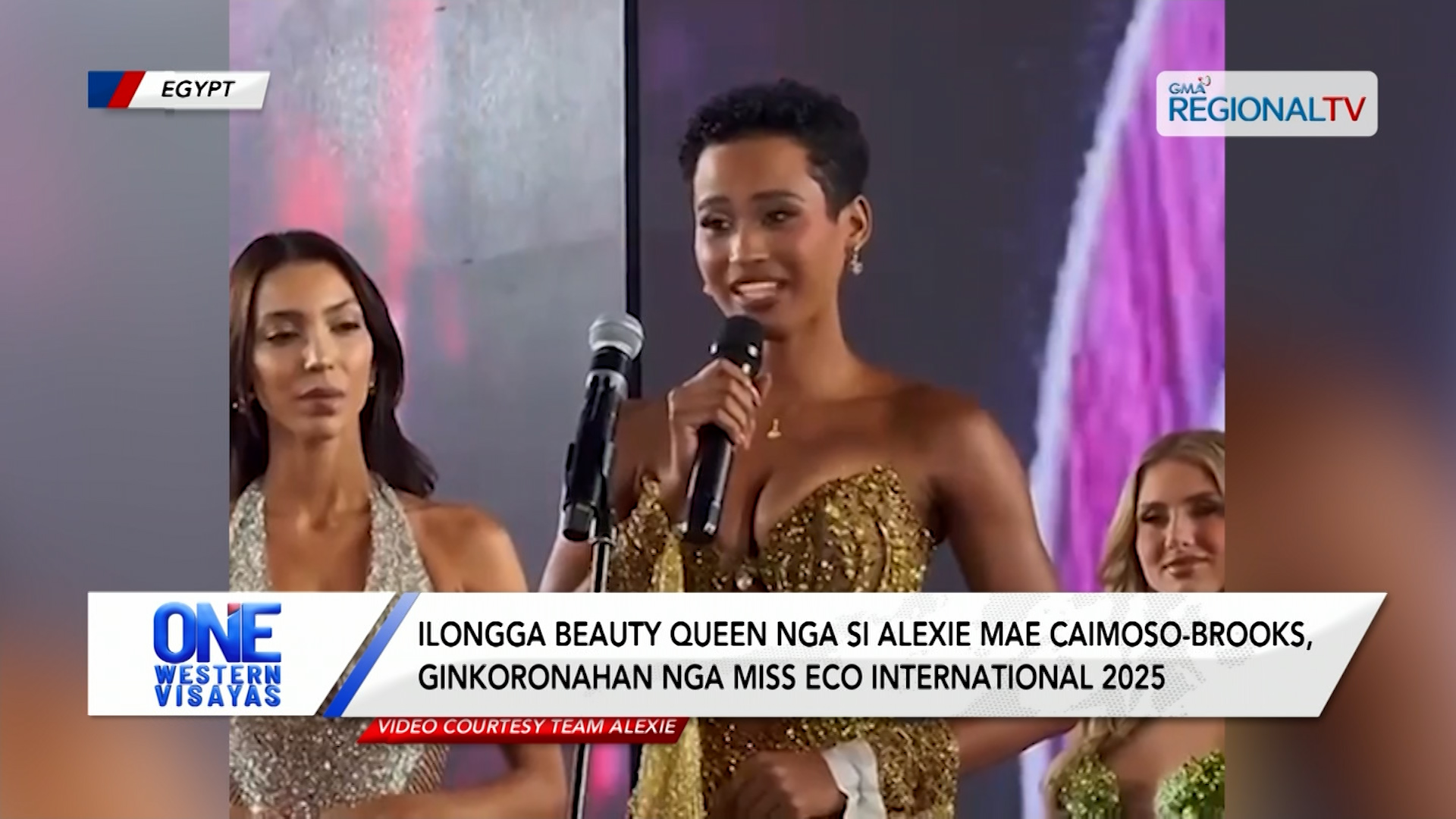 Ilongga Alexie Mae Caimoso-Brooks, ginkoronahan nga Miss Eco International 2025