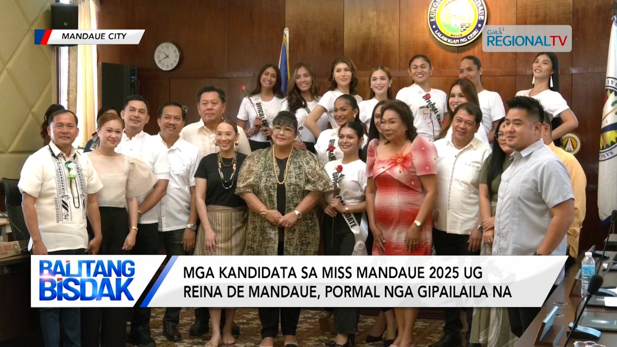 Mga kandidata sa Miss Mandaue 2025 ug Reina de Mandaue, gipailaila na