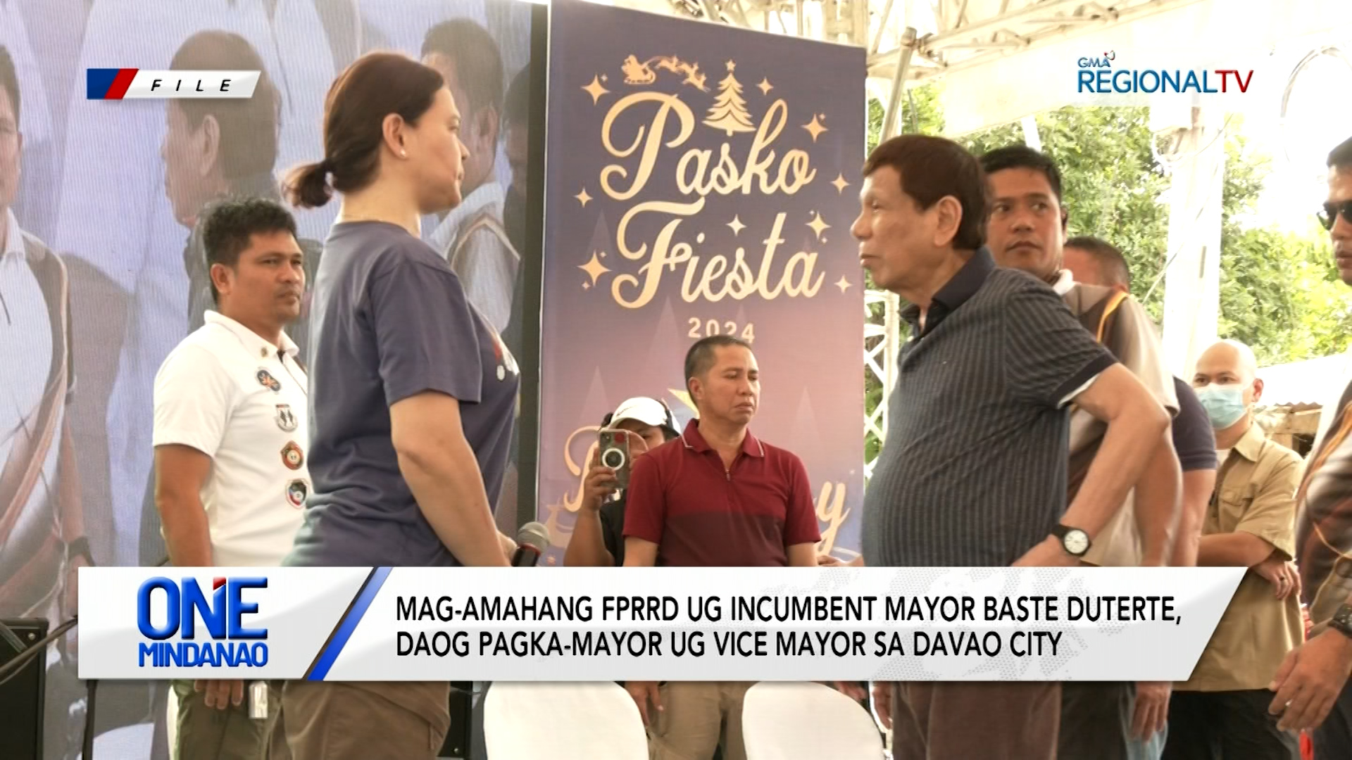 Mag-amahang FPRRD ug Incumbent Mayor Baste Duterte, daog sa Davao City