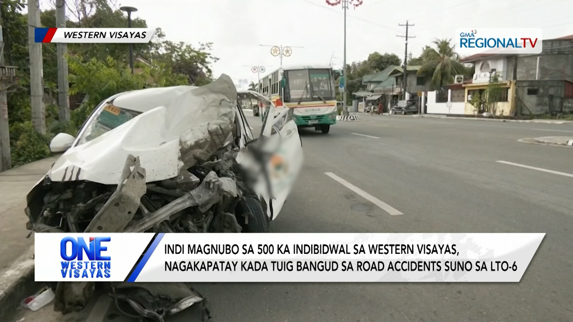 Indi magnubo sa 500 ka persona sa Western Visayas nagakapatay sa road accidents