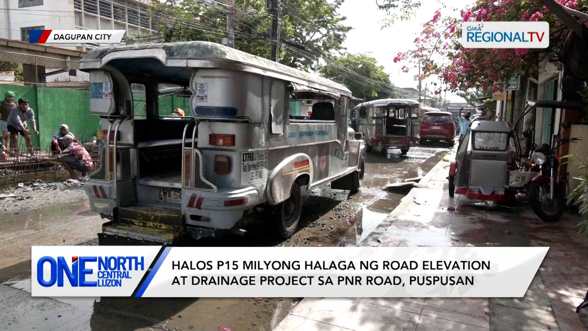 Bahaing kalsada sa Brgy. Mayombo, perwisyo sa mga residente't motorista