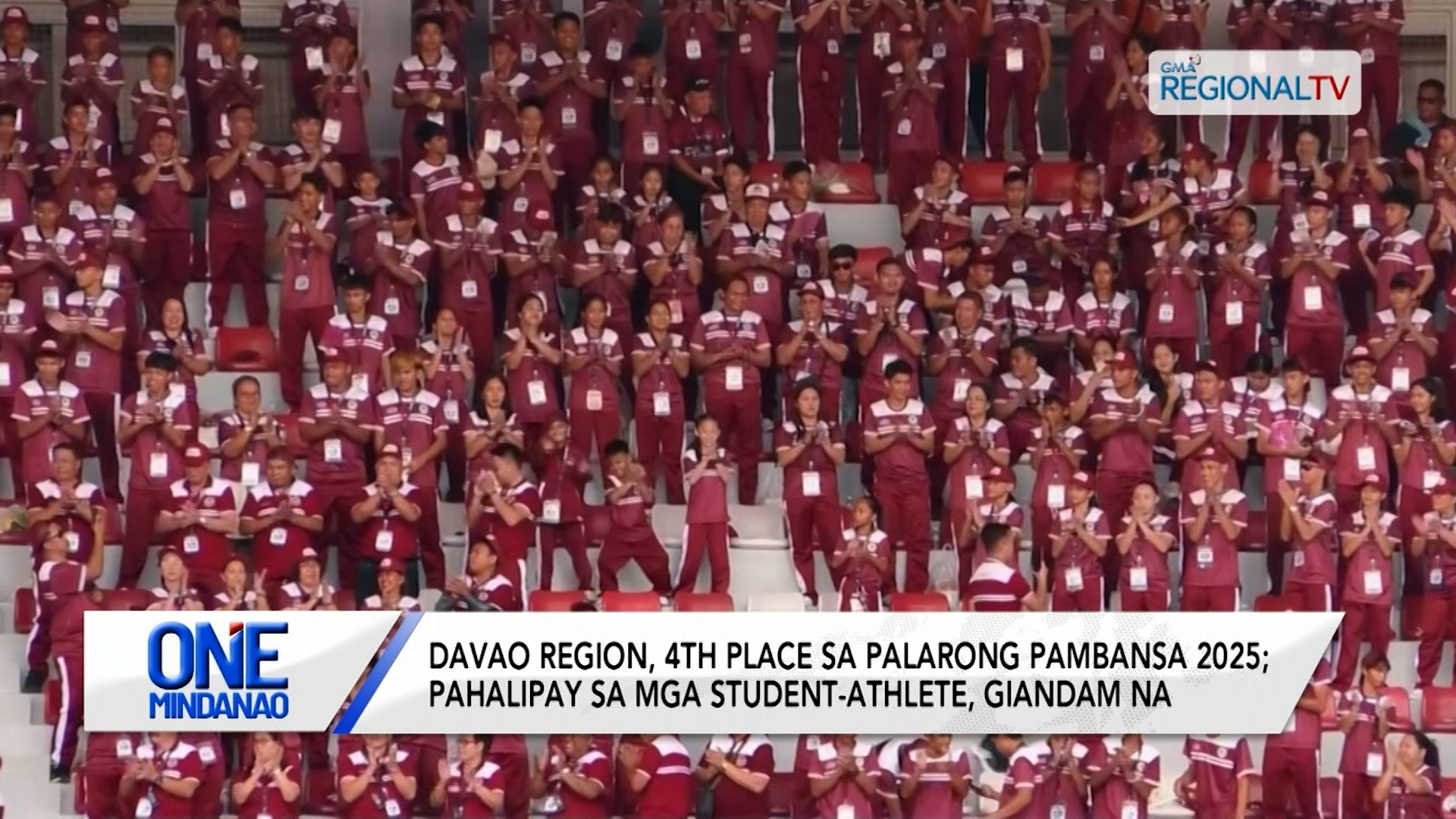 Davao Region, 4th Place sa Palarong Pambansa 2025; pahalipay, giandam na