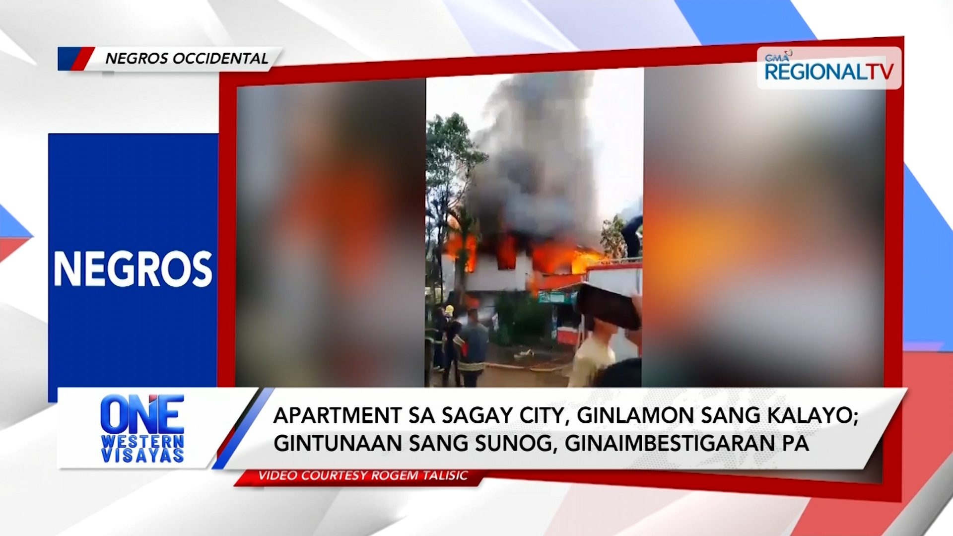 Apartment sa Sagay City, ginlamon sang kalayo