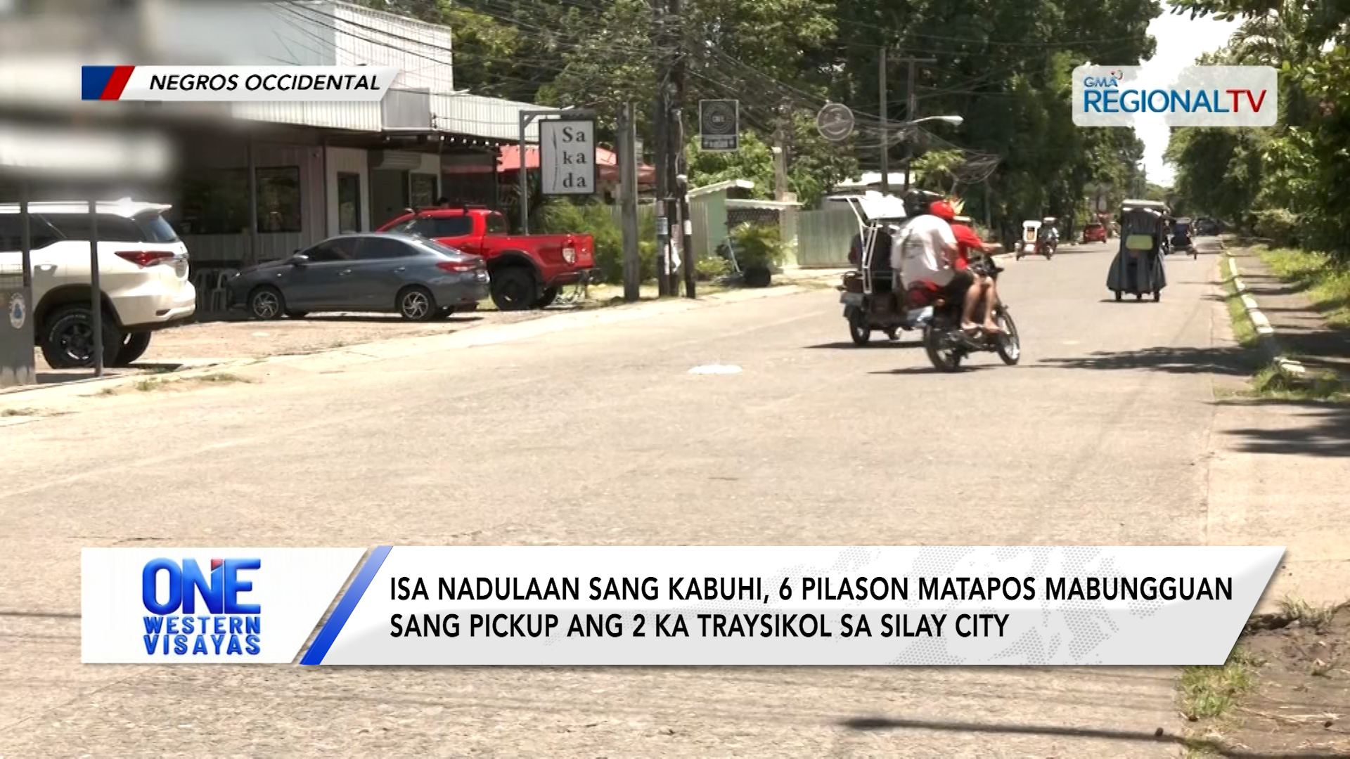 Isa nadulaan sang kabuhi, 6 pilason matapos mabungguan sang pickup ang traysikol