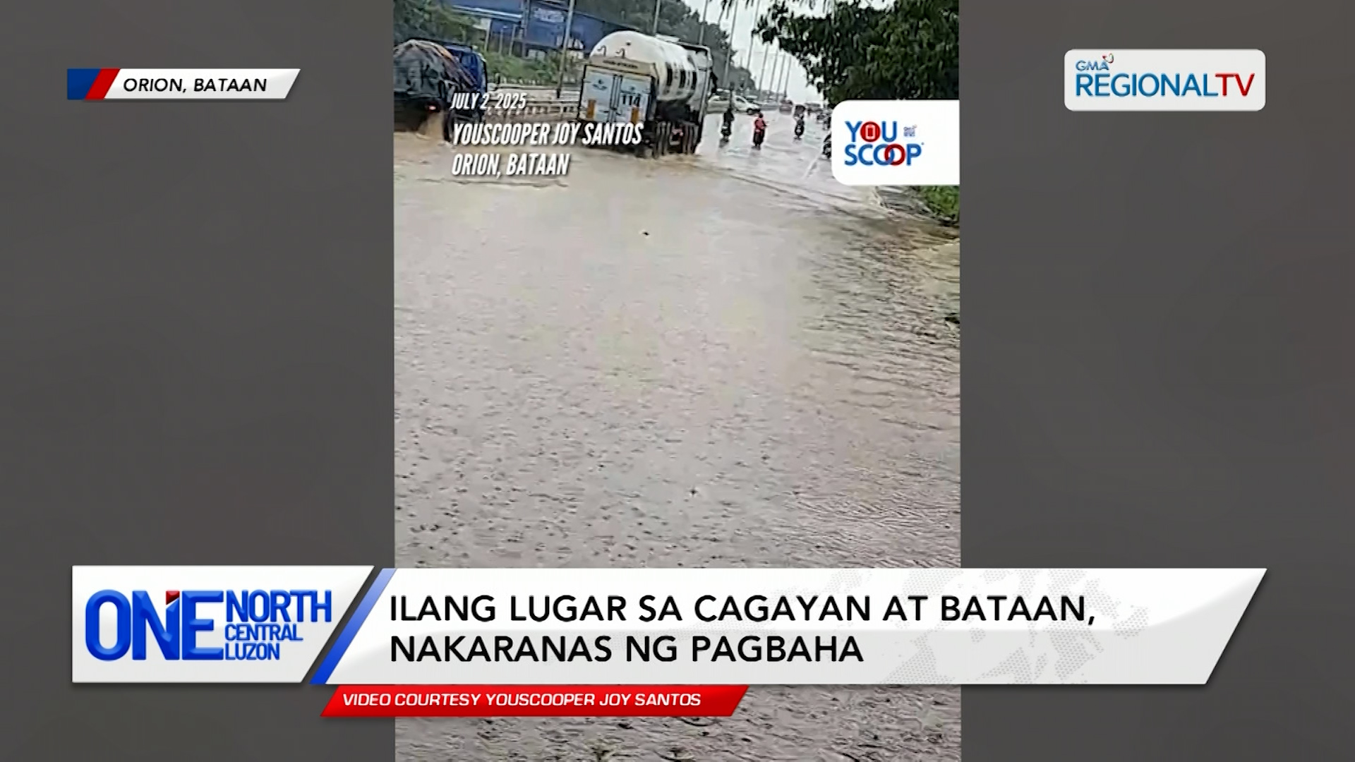 Ilang lugar sa Cagayan at Bataan, nakaranas ng pagbaha